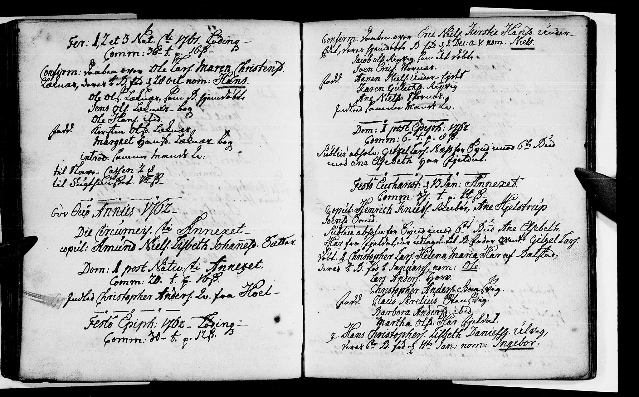 Ministerialprotokoller, klokkerbøker og fødselsregistre - Nordland, AV/SAT-A-1459/872/L1028: Parish register (official) no. 872A03, 1734-1764