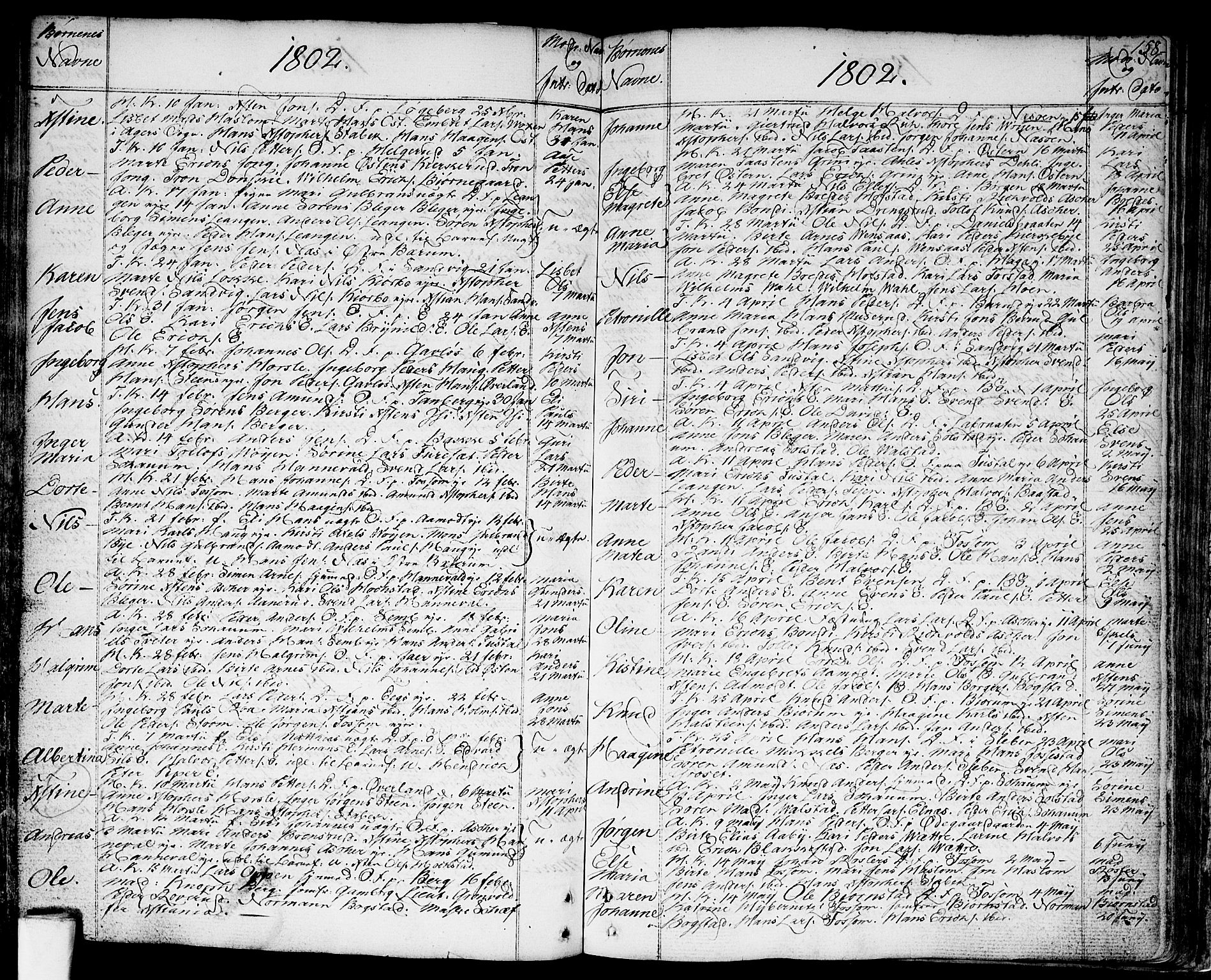 Asker prestekontor Kirkebøker, SAO/A-10256a/F/Fa/L0003: Parish register (official) no. I 3, 1767-1807, p. 158