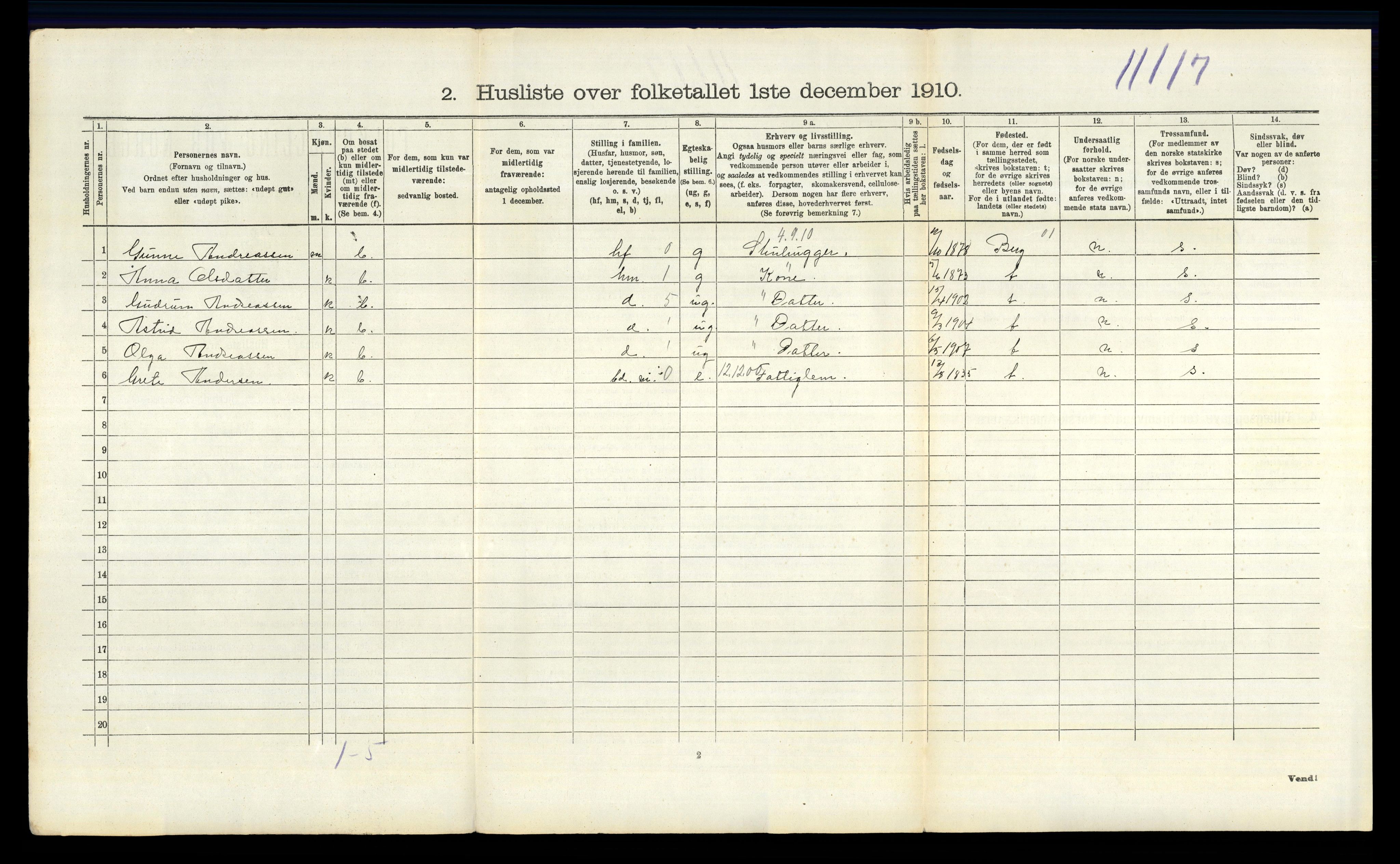 RA, 1910 census for Skjeberg, 1910, p. 1757