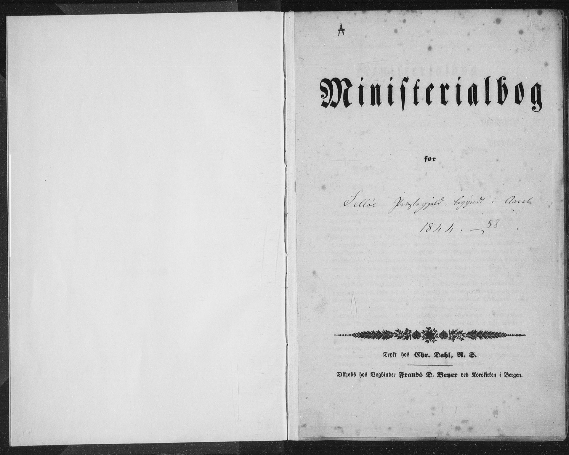 Selje sokneprestembete, AV/SAB-A-99938/H/Ha/Haa/Haaa: Parish register (official) no. A 10, 1844-1858