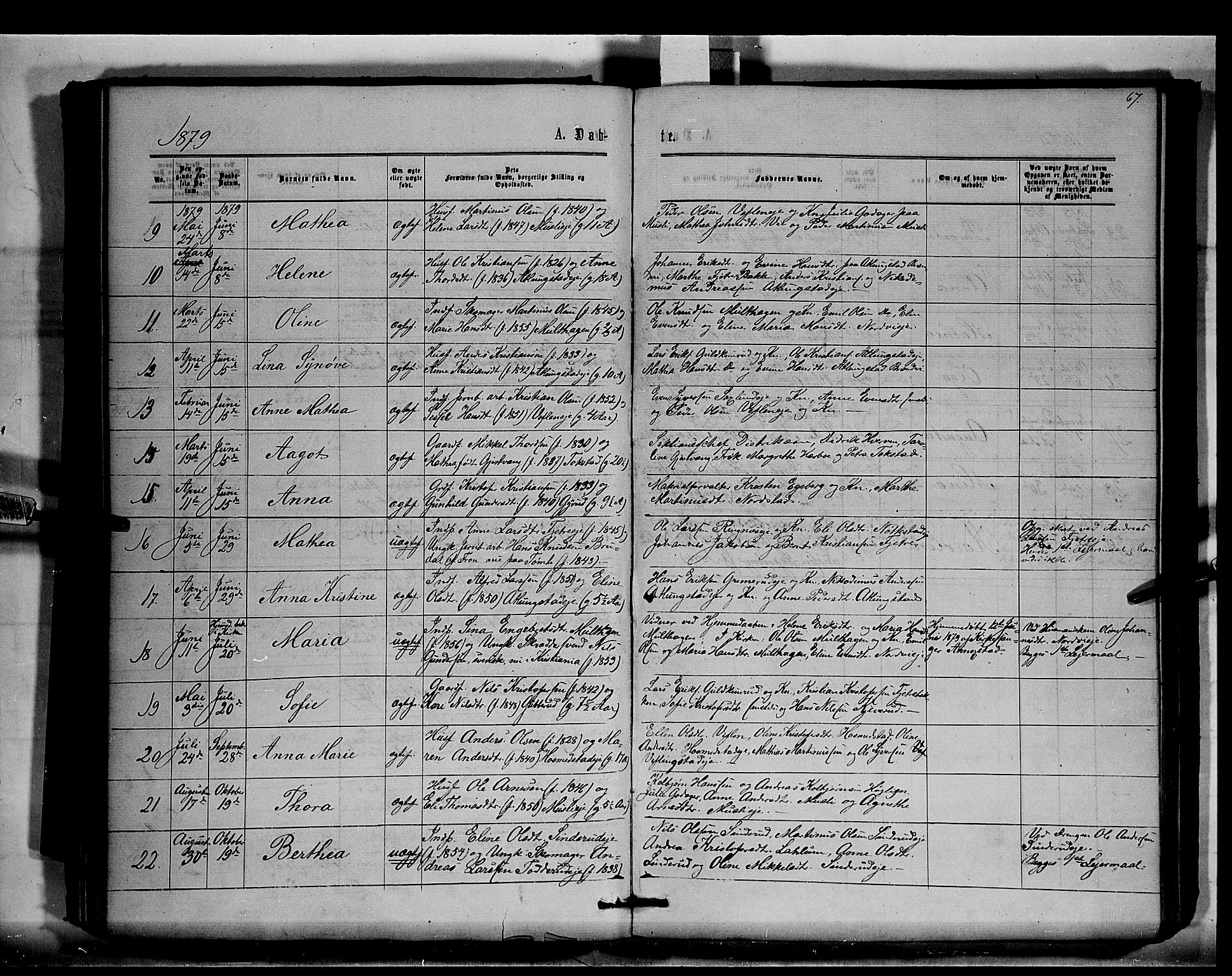 Stange prestekontor, AV/SAH-PREST-002/K/L0015: Parish register (official) no. 15, 1862-1879, p. 67