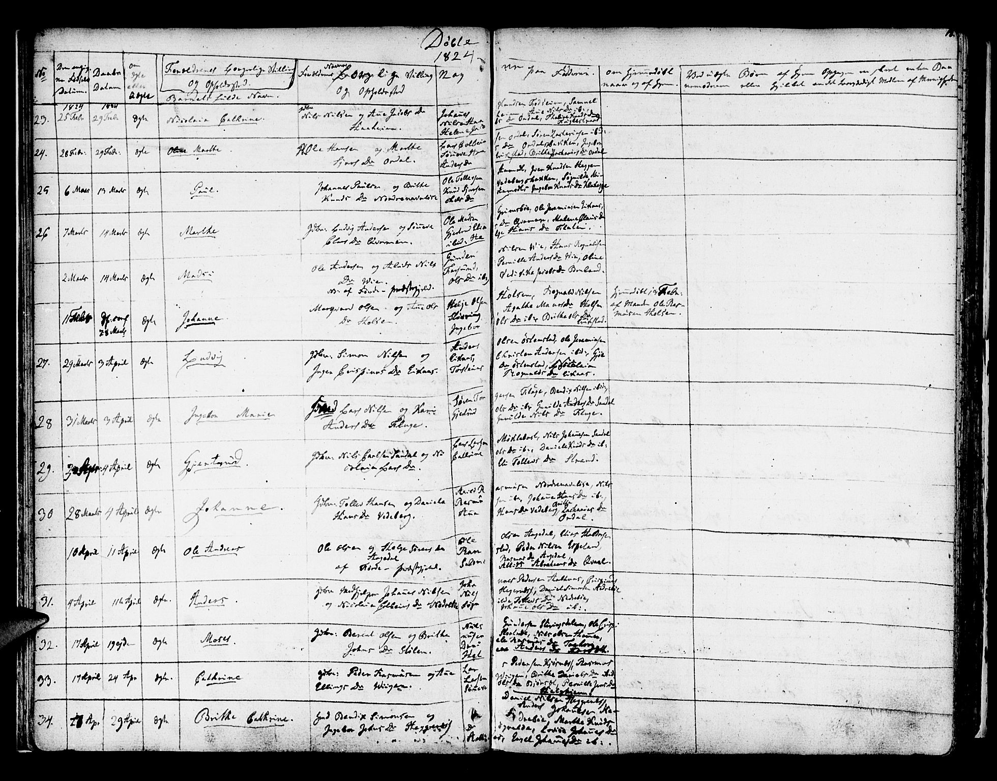 Jølster sokneprestembete, AV/SAB-A-80701/H/Haa/Haaa/L0008: Parish register (official) no. A 8, 1821-1833, p. 18