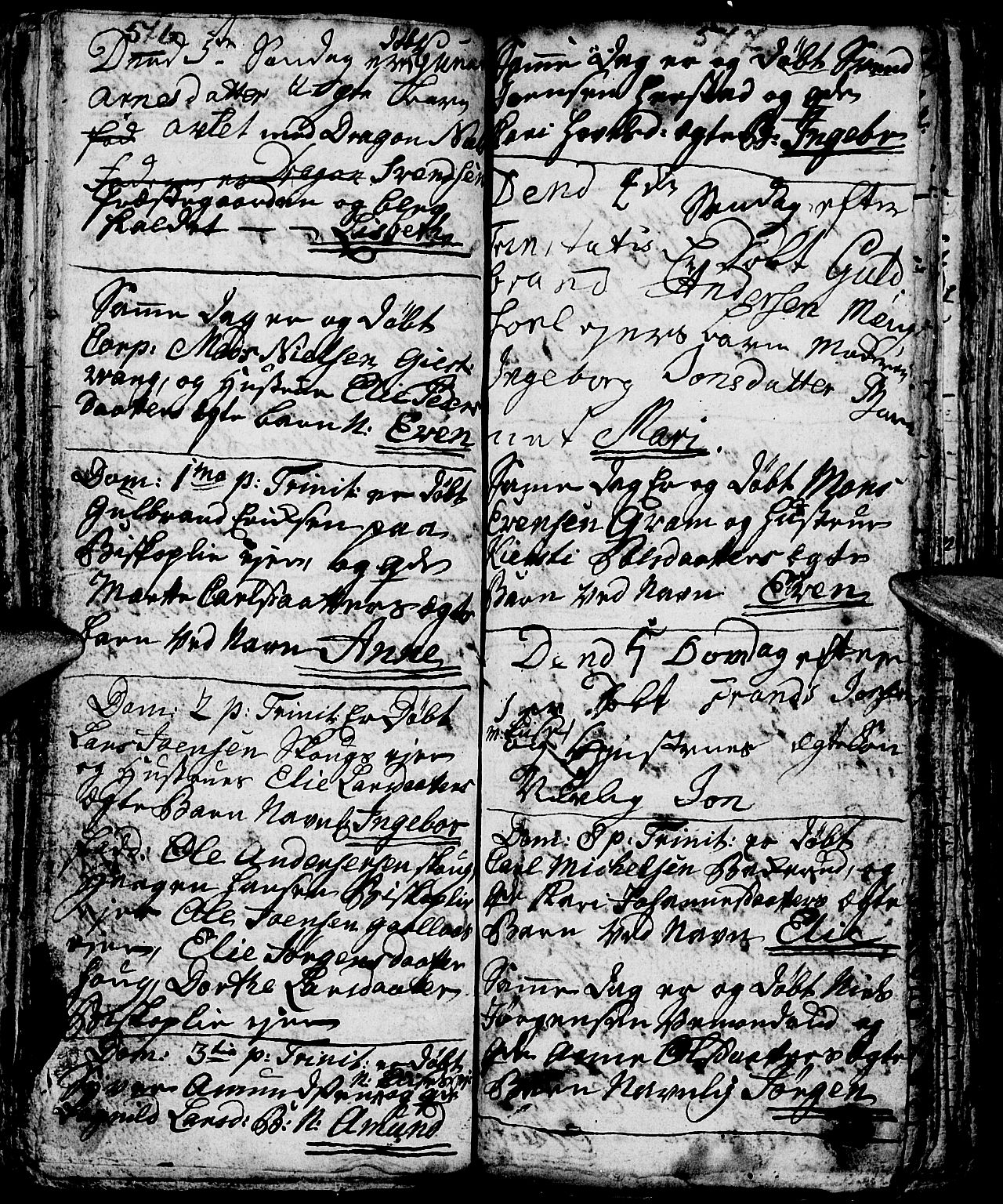 Nes prestekontor, Hedmark, AV/SAH-PREST-020/L/La/L0001: Parish register (copy) no. 1, 1663-1784, p. 576-577