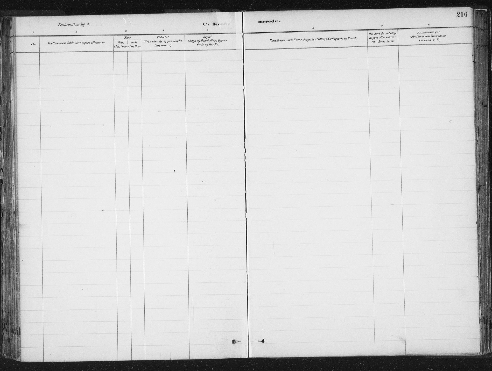 Ministerialprotokoller, klokkerbøker og fødselsregistre - Sør-Trøndelag, AV/SAT-A-1456/659/L0739: Parish register (official) no. 659A09, 1879-1893, p. 216