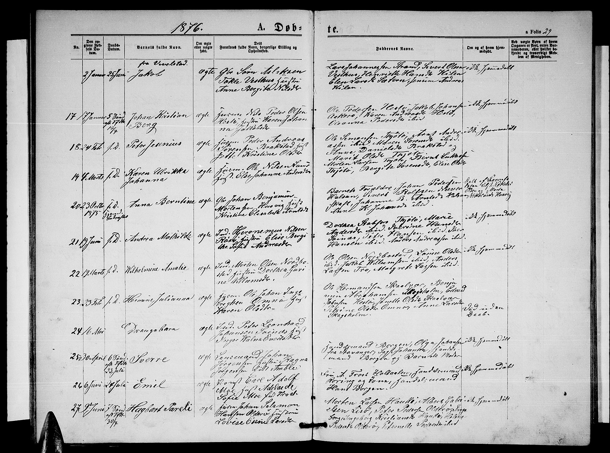 Ministerialprotokoller, klokkerbøker og fødselsregistre - Nordland, AV/SAT-A-1459/817/L0267: Parish register (copy) no. 817C02, 1870-1883, p. 29