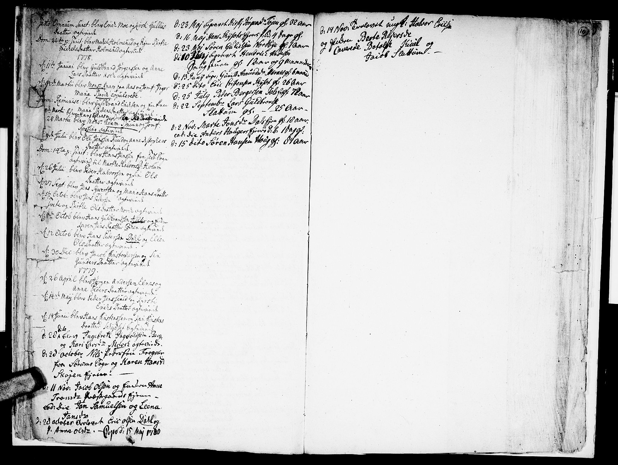 Nittedal prestekontor Kirkebøker, SAO/A-10365a/F/Fa/L0001: Parish register (official) no. I 1, 1775-1779, p. 10