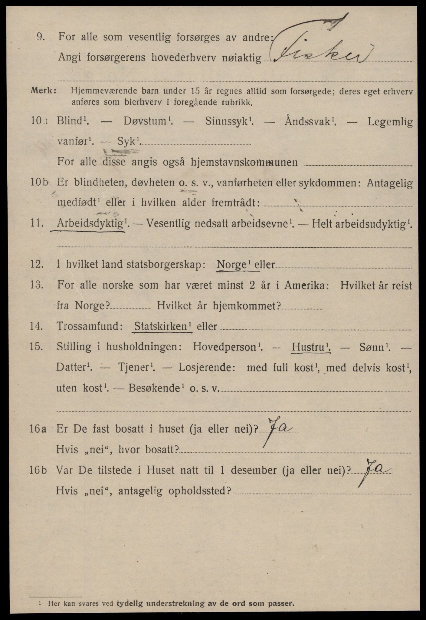 SAT, 1920 census for Ålesund, 1920, p. 36985