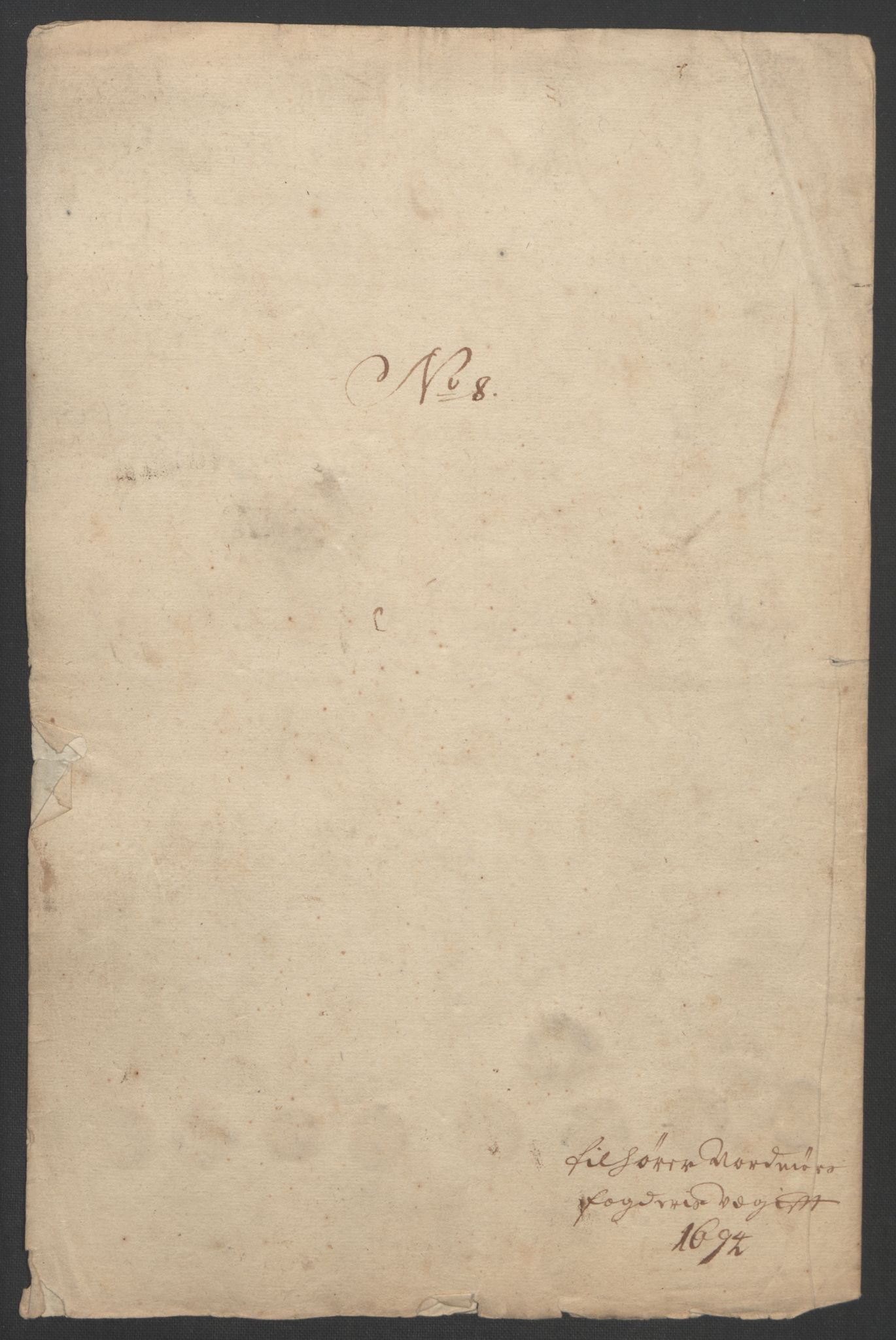 Rentekammeret inntil 1814, Reviderte regnskaper, Fogderegnskap, RA/EA-4092/R56/L3736: Fogderegnskap Nordmøre, 1694-1696, p. 132