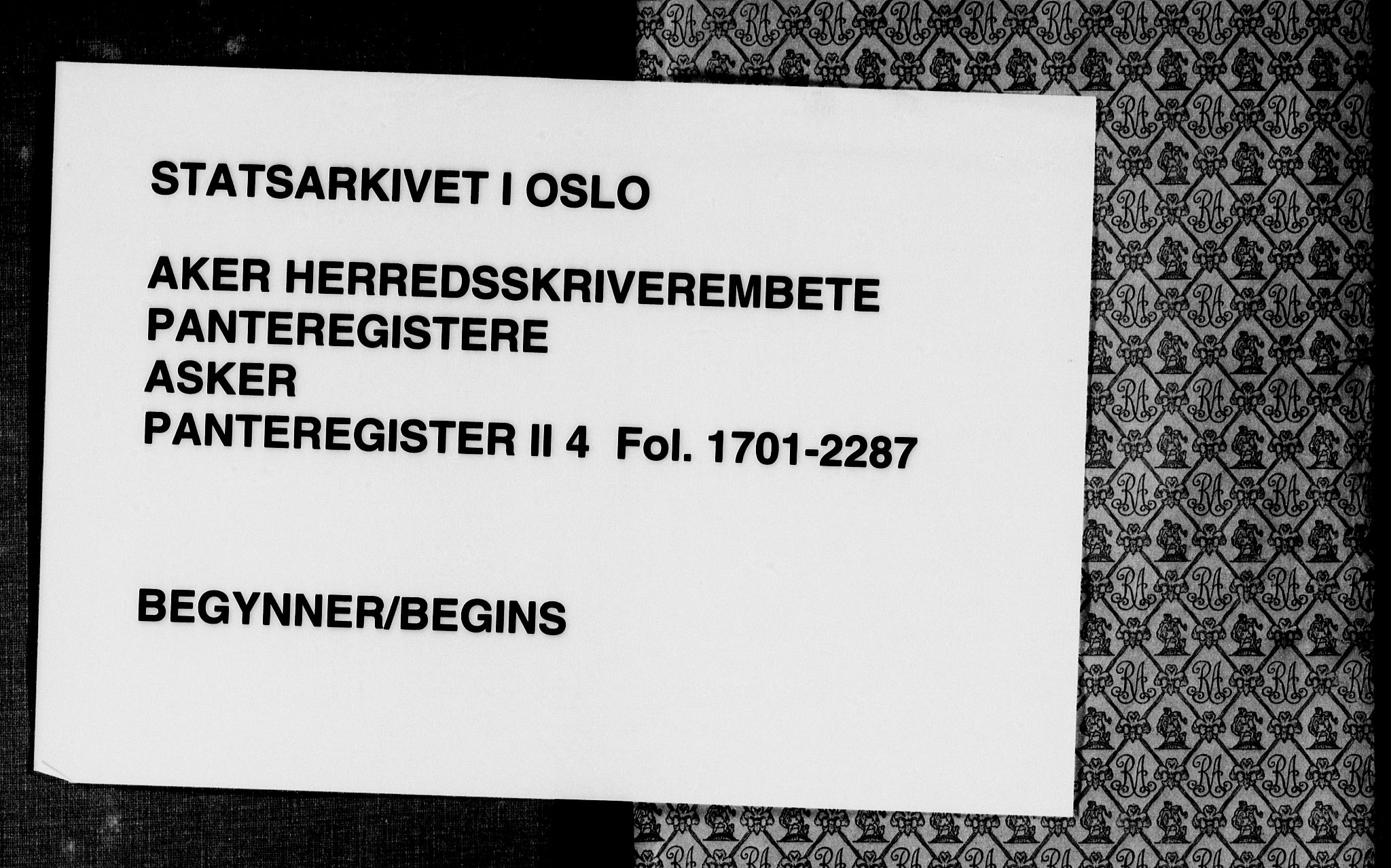 Aker herredsskriveri, SAO/A-10896/G/Ga/Gab/Gabb/L0004: Mortgage register no. II 4, 1891-1950