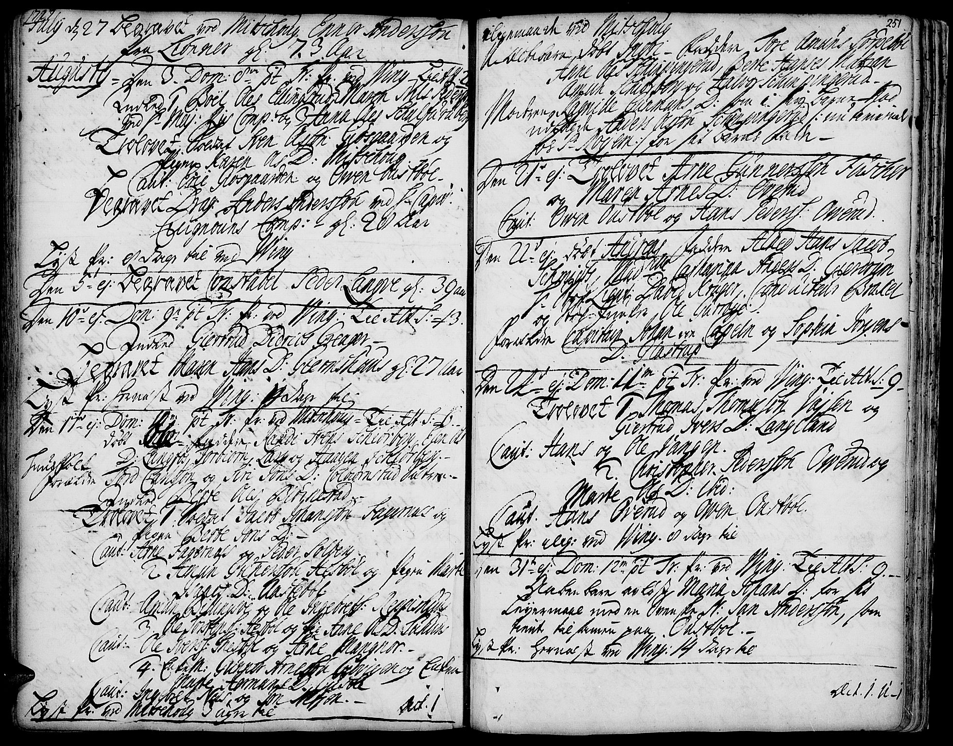 Vinger prestekontor, AV/SAH-PREST-024/H/Ha/Haa/L0001: Parish register (official) no. 1, 1689-1729, p. 251