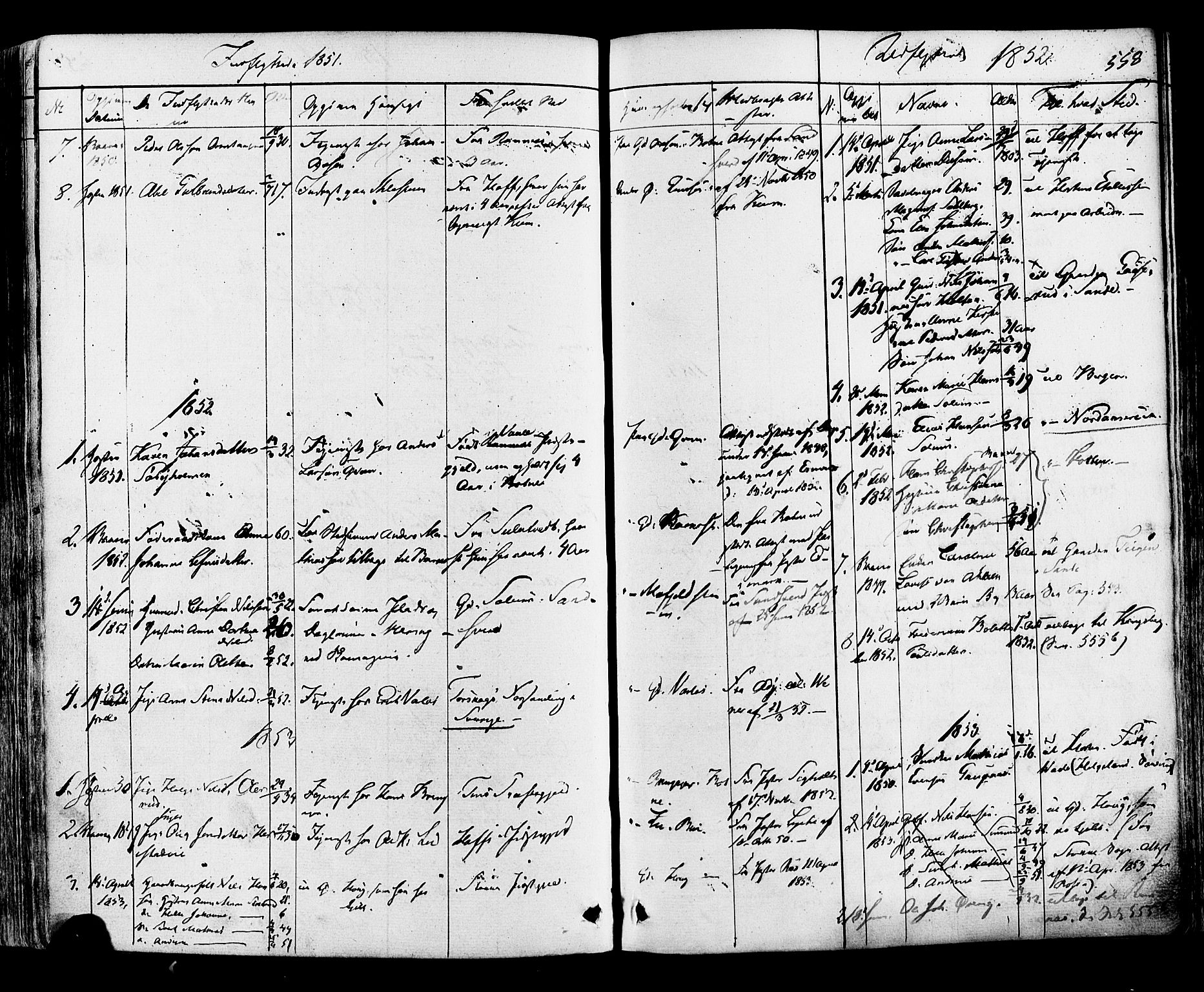 Botne kirkebøker, AV/SAKO-A-340/F/Fa/L0006: Parish register (official) no. I 6, 1836-1877, p. 558