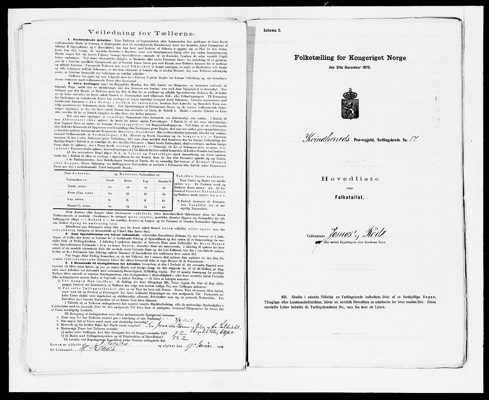 SAB, 1875 census for 1224P Kvinnherad, 1875, p. 34