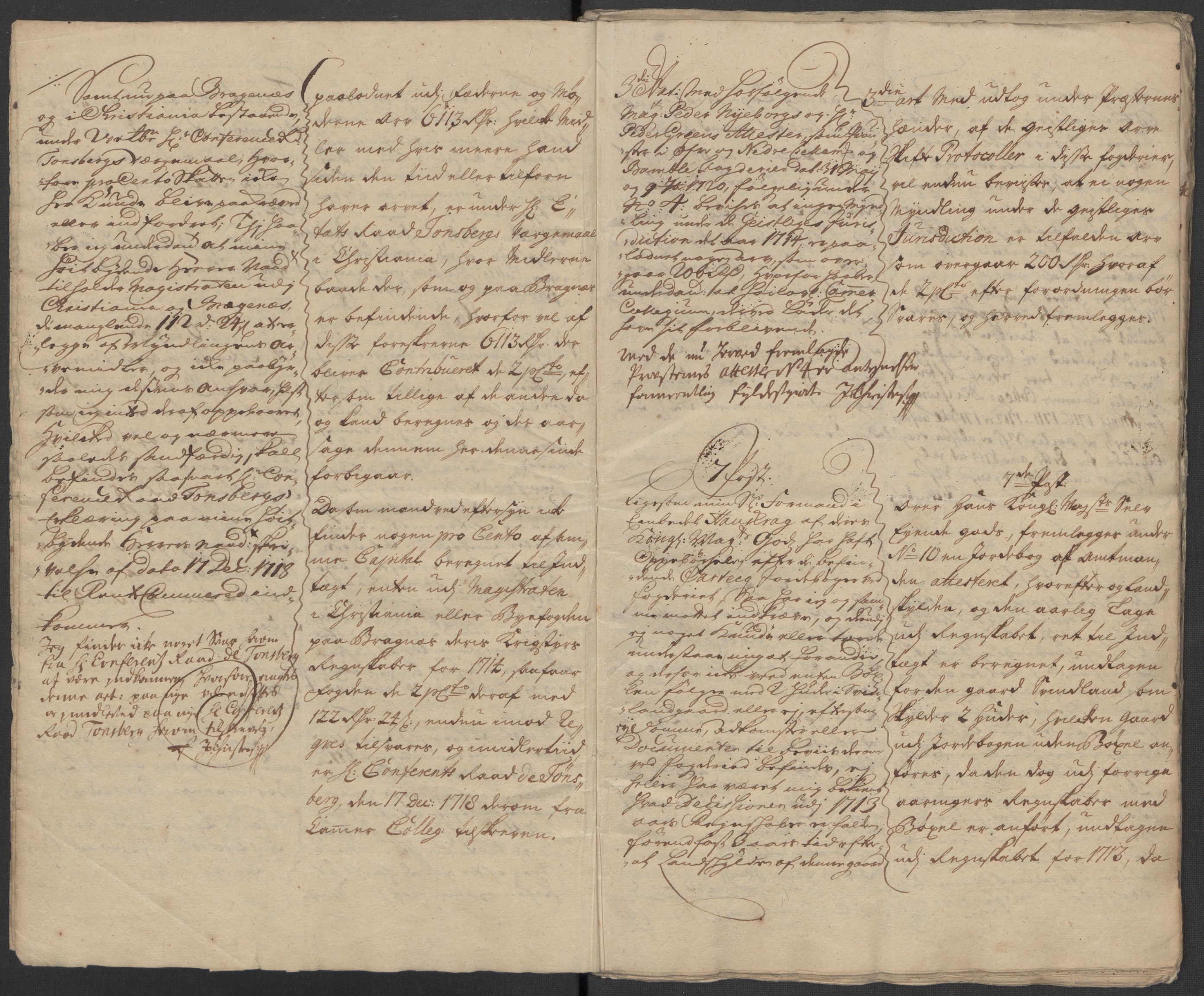 Rentekammeret inntil 1814, Reviderte regnskaper, Fogderegnskap, AV/RA-EA-4092/R36/L2127: Fogderegnskap Øvre og Nedre Telemark og Bamble, 1715, p. 390