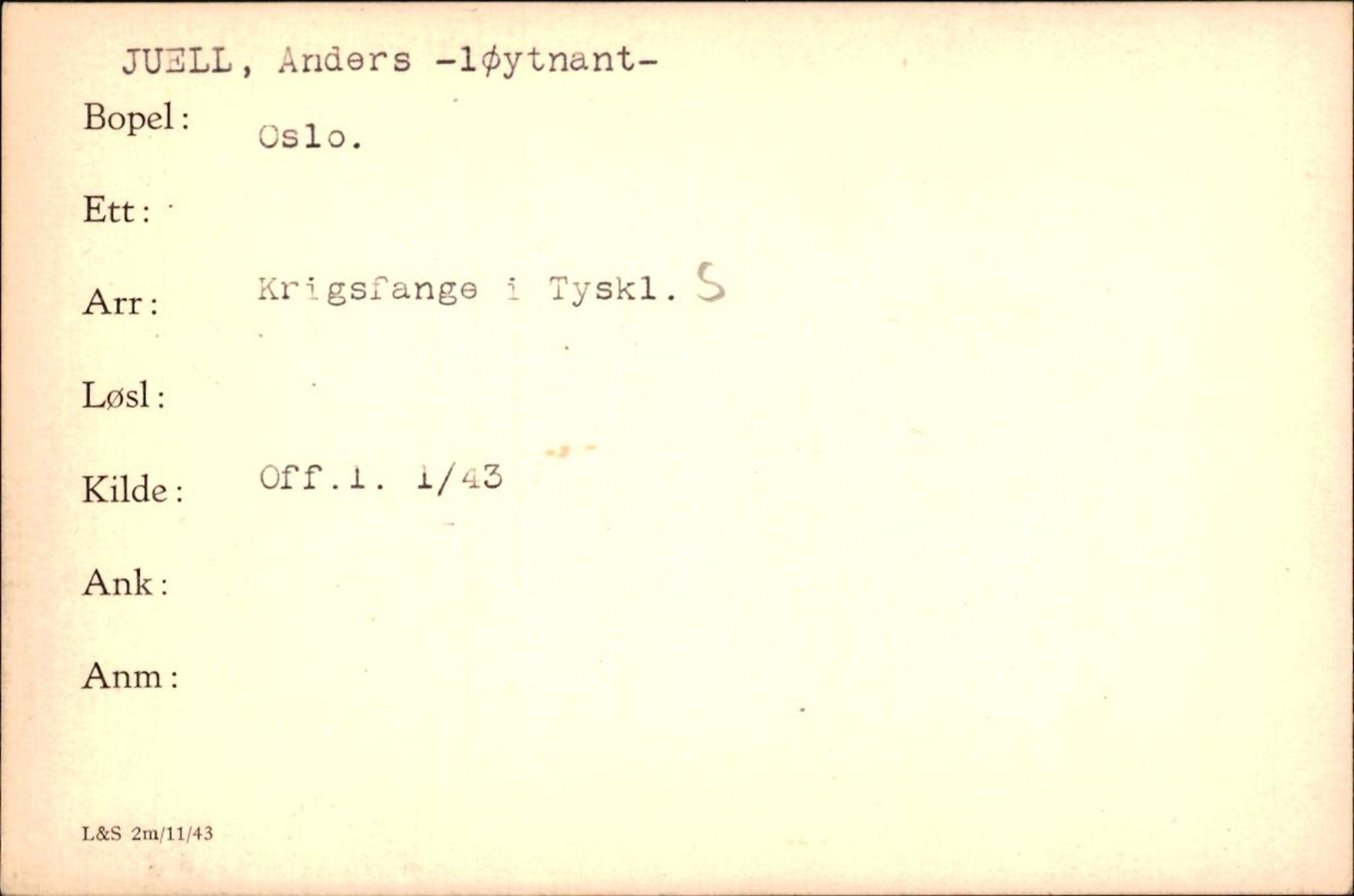 Forsvaret, Forsvarets krigshistoriske avdeling, AV/RA-RAFA-2017/Y/Yf/L0200: II-C-11-2102  -  Norske krigsfanger i Tyskland, 1940-1945, p. 537