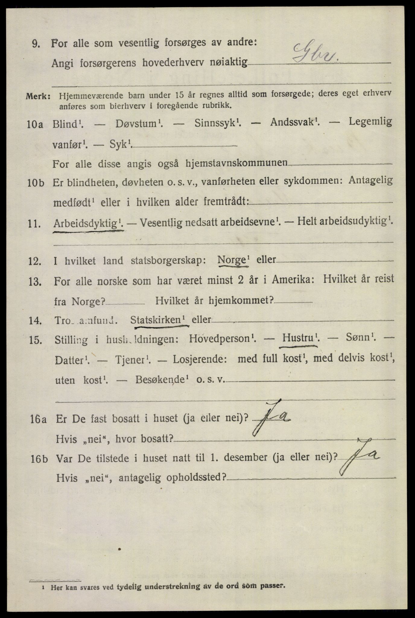 SAKO, 1920 census for Ål, 1920, p. 6845