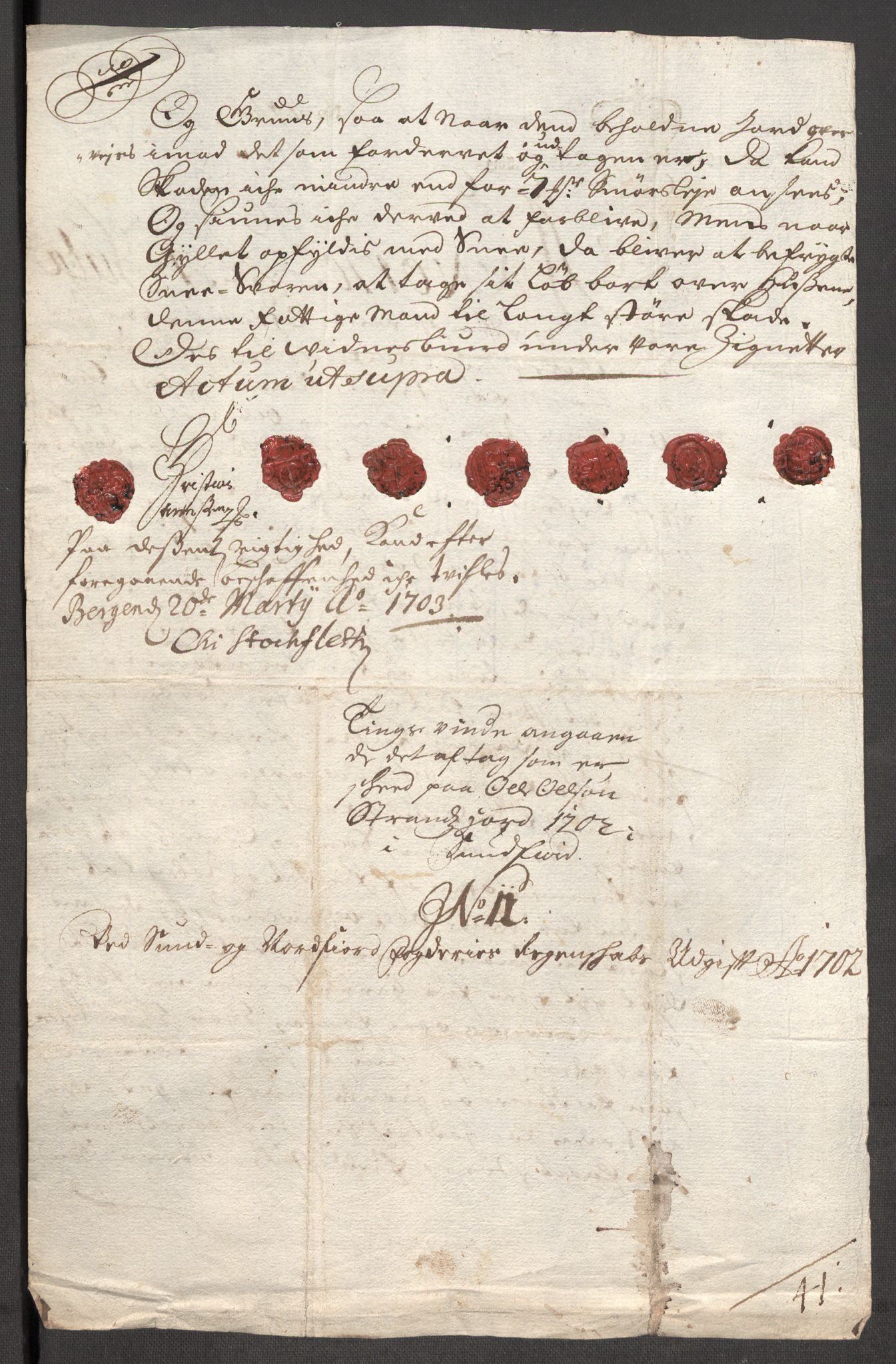 Rentekammeret inntil 1814, Reviderte regnskaper, Fogderegnskap, RA/EA-4092/R53/L3426: Fogderegnskap Sunn- og Nordfjord, 1702, p. 223