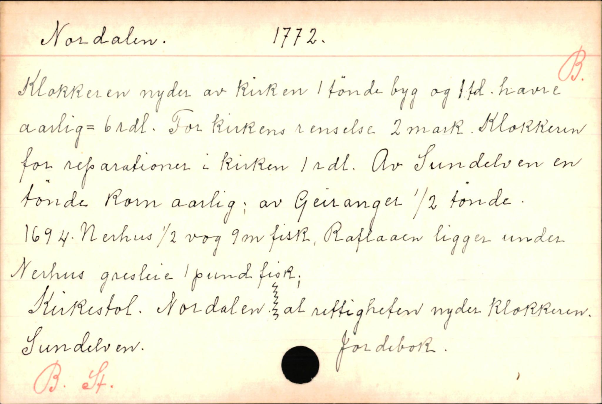 Haugen, Johannes - lærer, AV/SAB-SAB/PA-0036/01/L0001: Om klokkere og lærere, 1521-1904, p. 10908