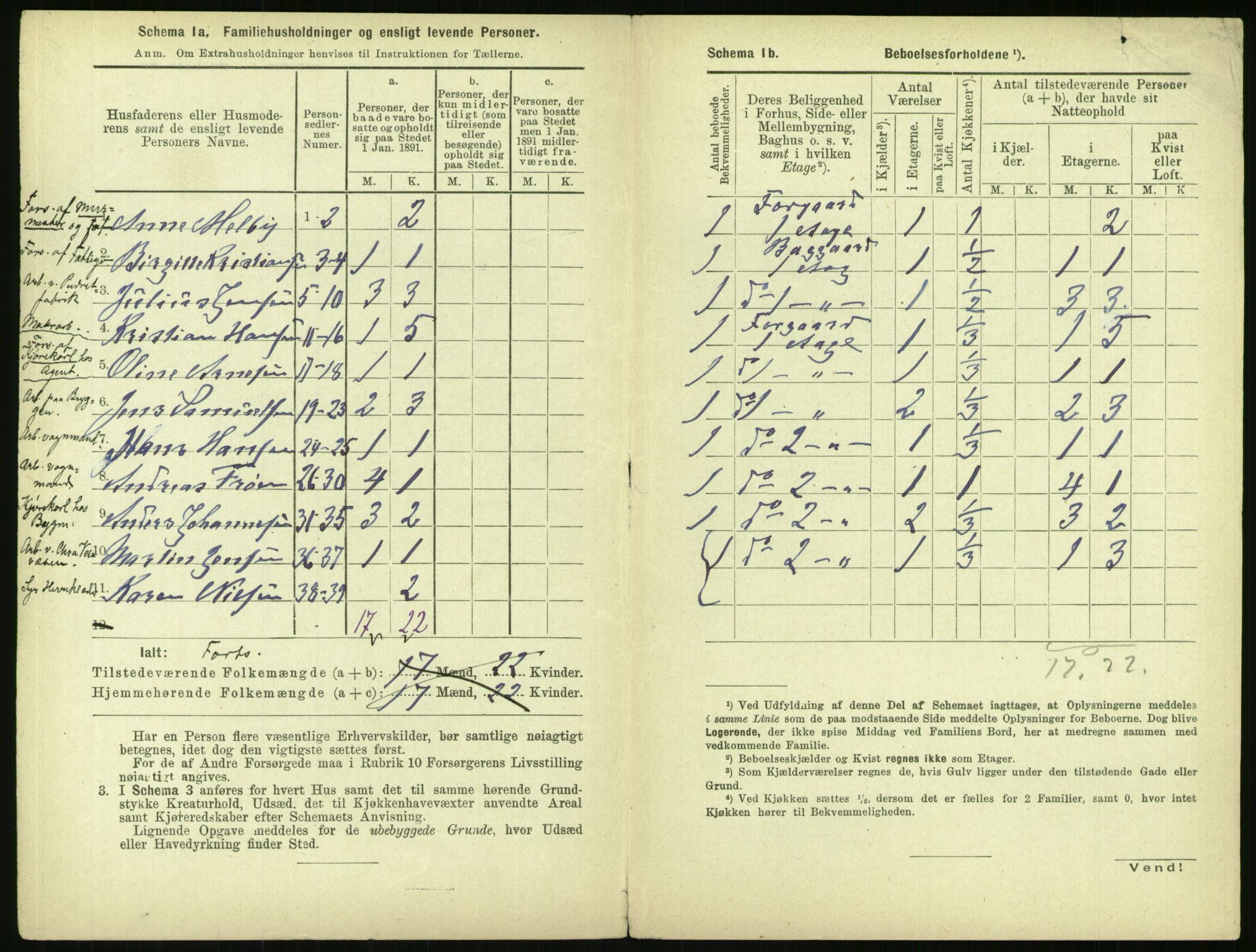 RA, 1891 census for 0301 Kristiania, 1891, p. 95338