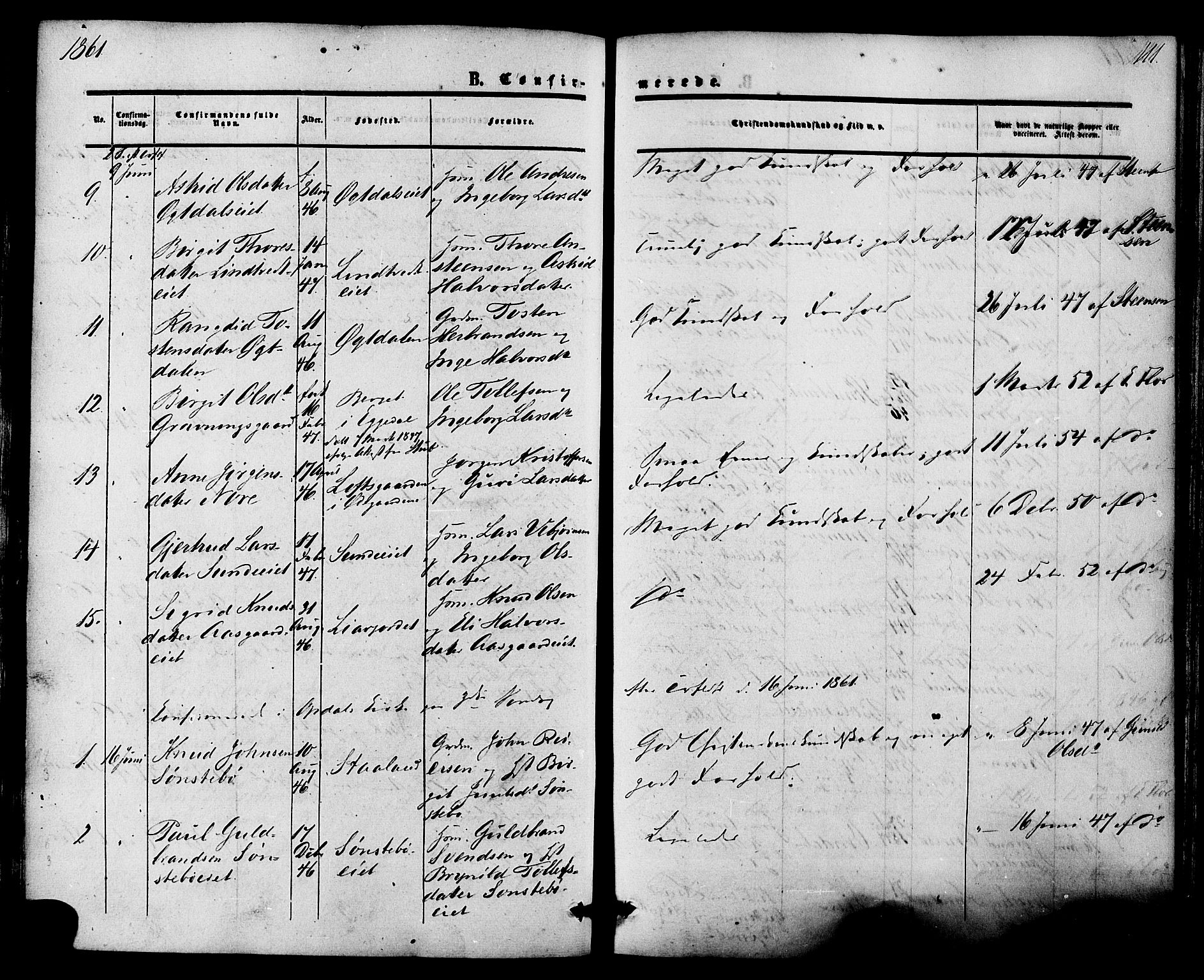 Nore kirkebøker, AV/SAKO-A-238/F/Fa/L0003: Parish register (official) no. I 3, 1858-1866, p. 111