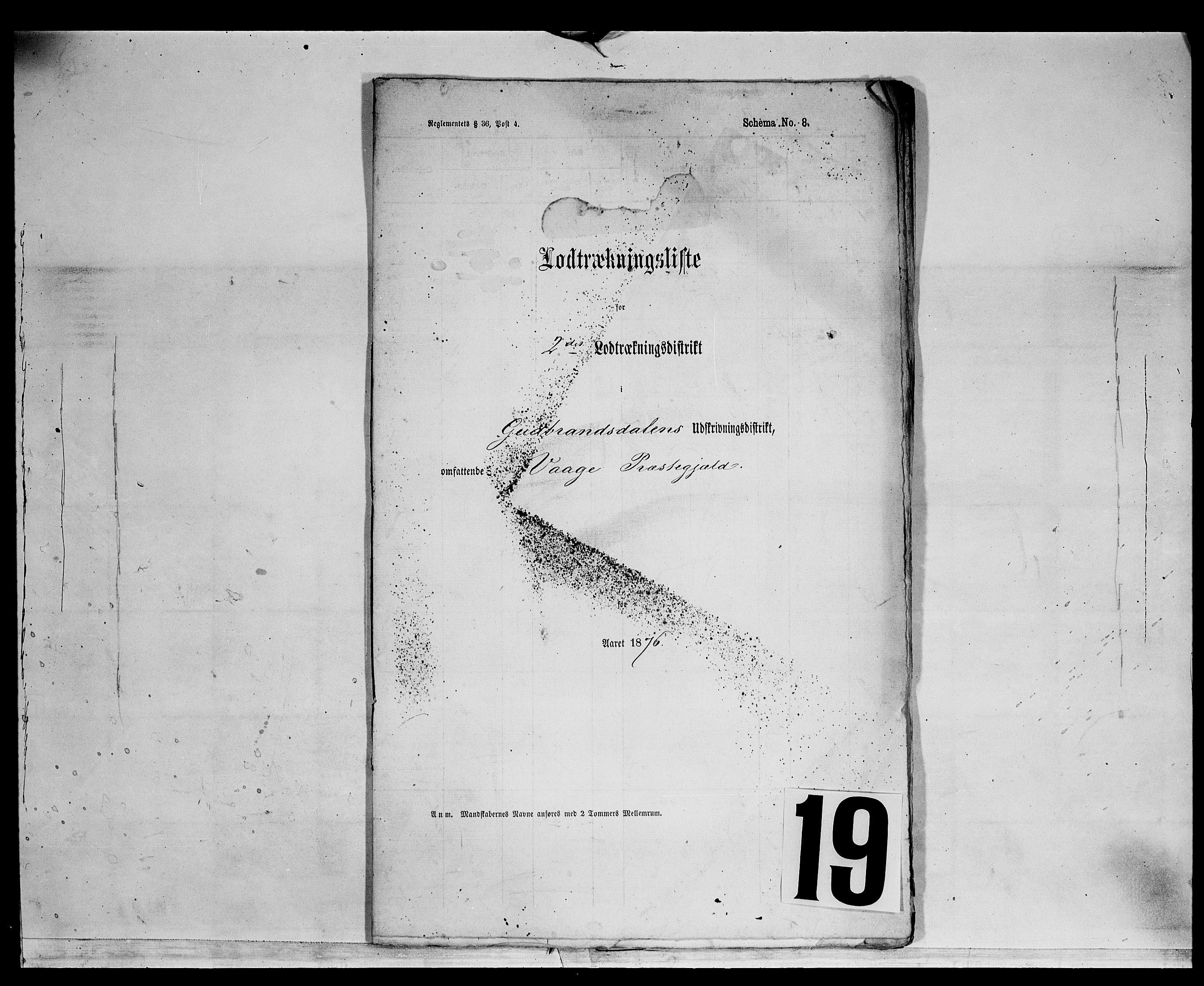 Fylkesmannen i Oppland, SAH/FYO-002/1/K/Kg/L1175: Heidal, Sel, Vågå, Lom og Skjåk, 1860-1879, p. 86