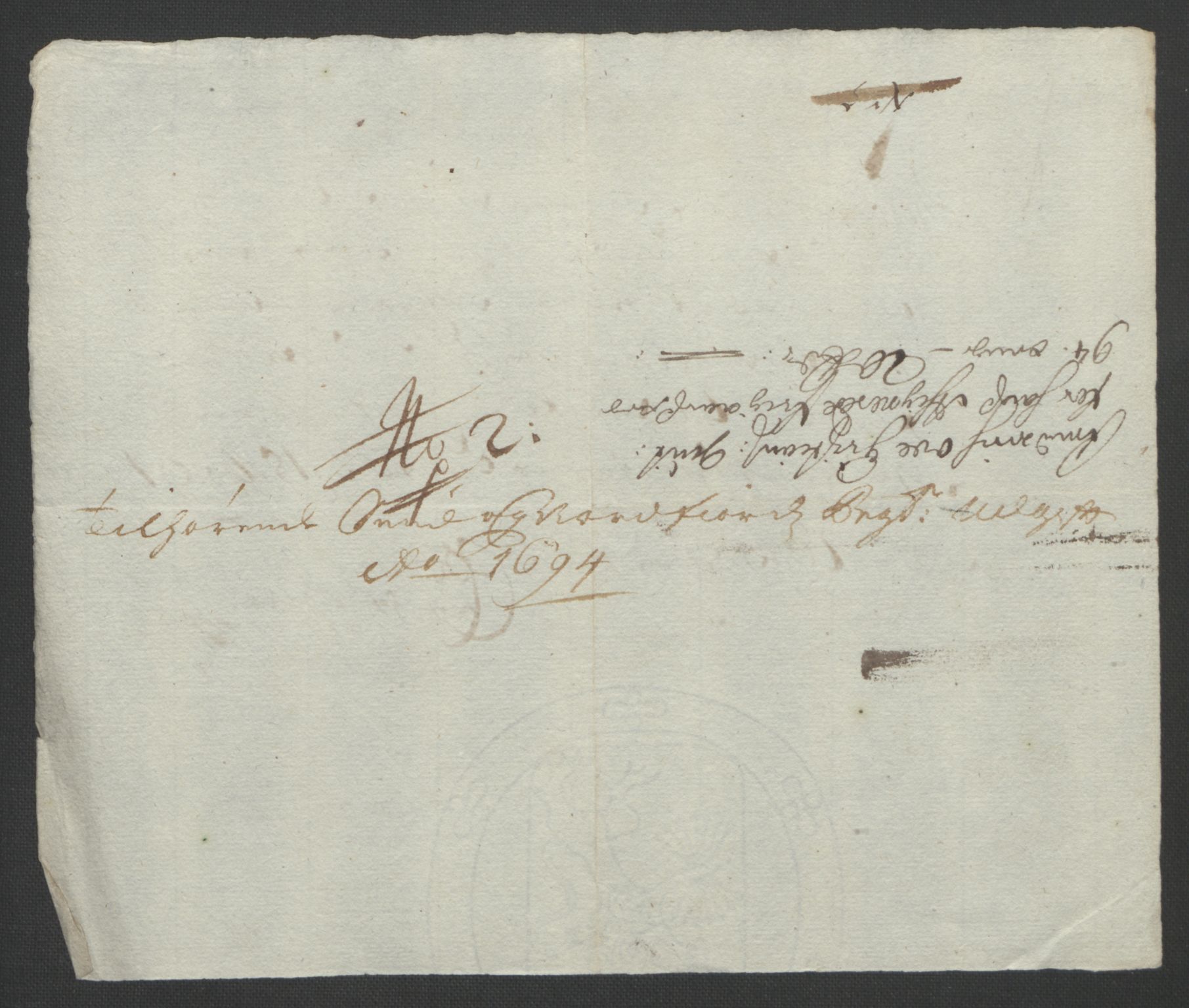 Rentekammeret inntil 1814, Reviderte regnskaper, Fogderegnskap, RA/EA-4092/R53/L3421: Fogderegnskap Sunn- og Nordfjord, 1693-1694, p. 460