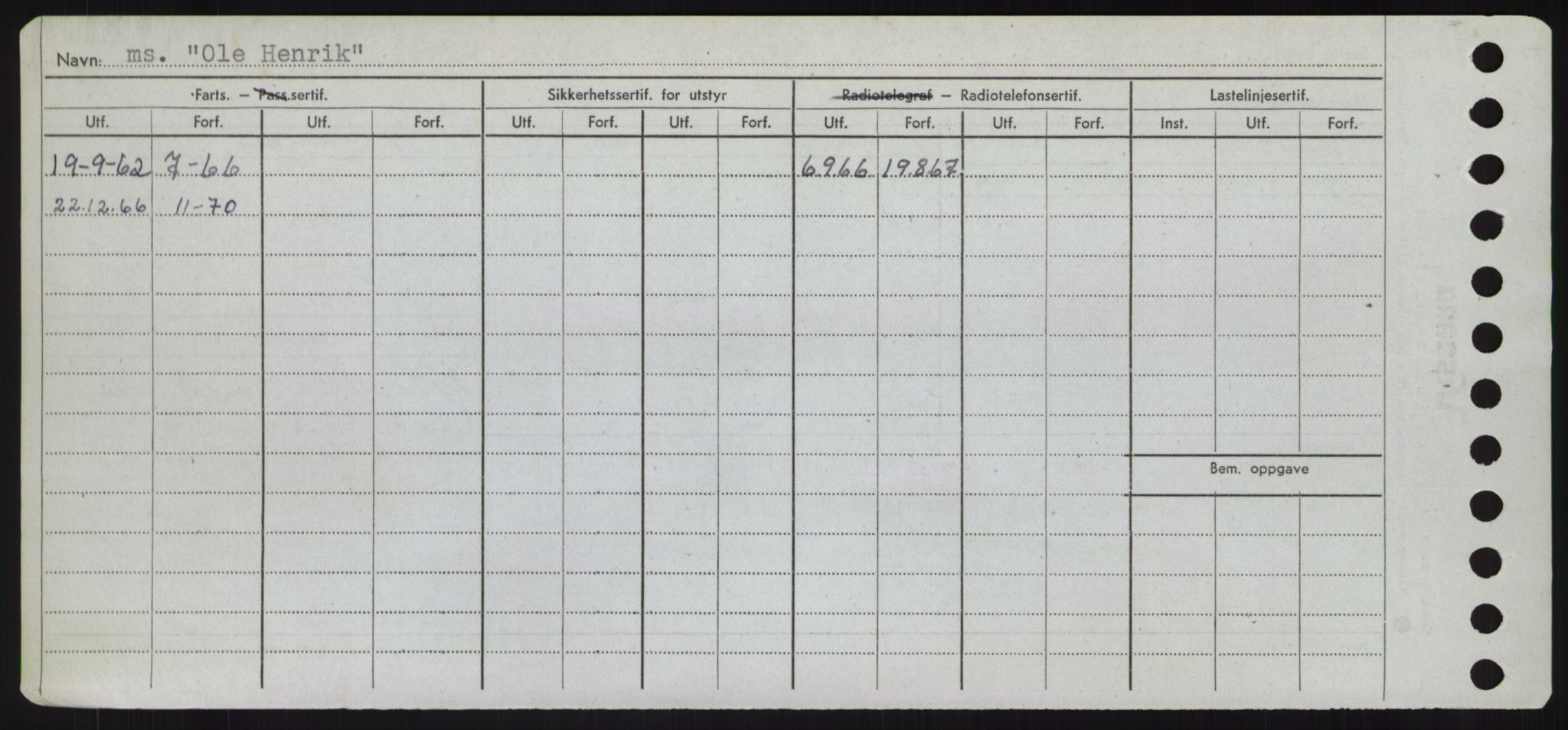 Sjøfartsdirektoratet med forløpere, Skipsmålingen, RA/S-1627/H/Hd/L0028: Fartøy, O, p. 220