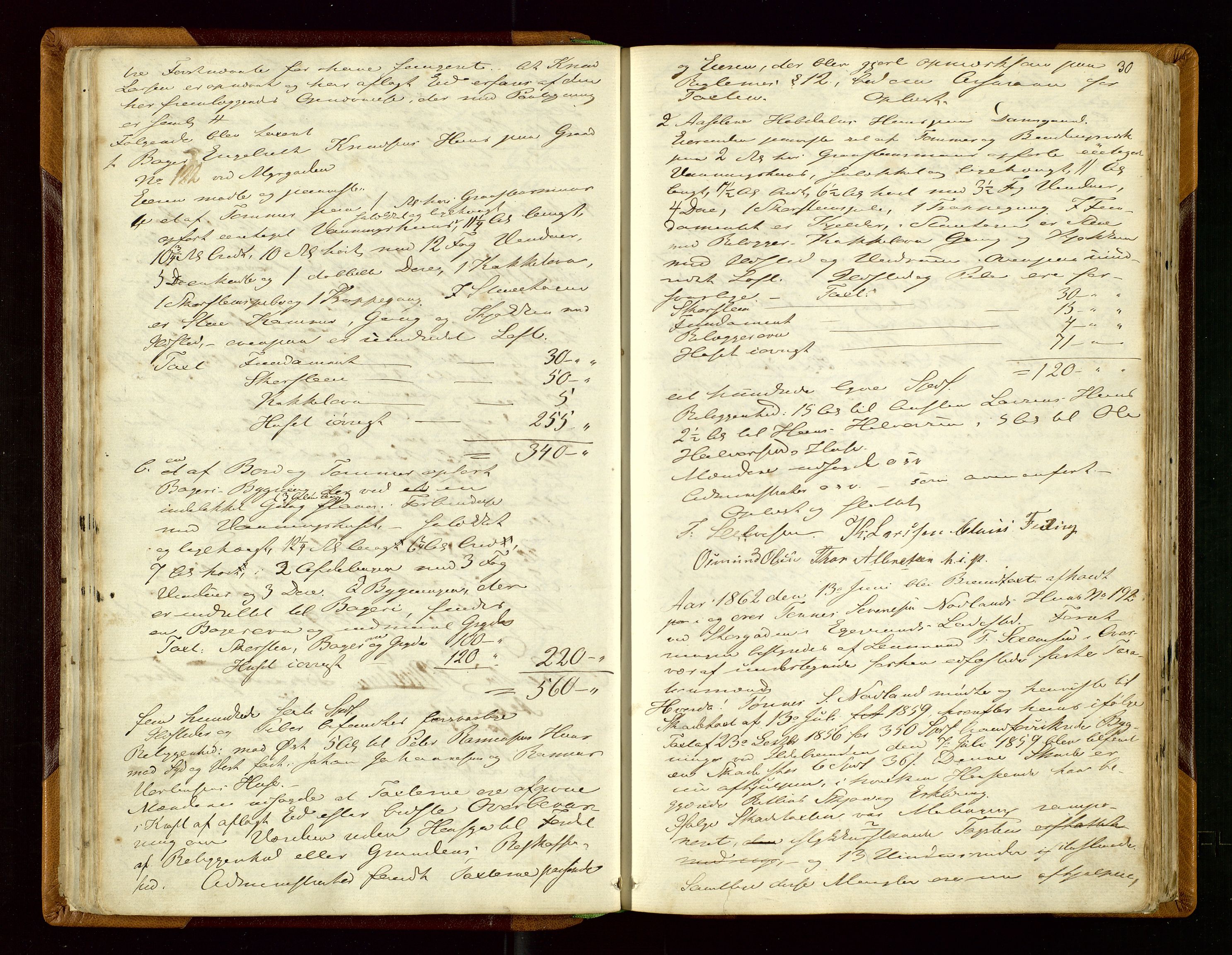 Eigersund lensmannskontor, AV/SAST-A-100171/God/L0002: Branntakstprotokoll, 1860-1873, p. 29b-30a
