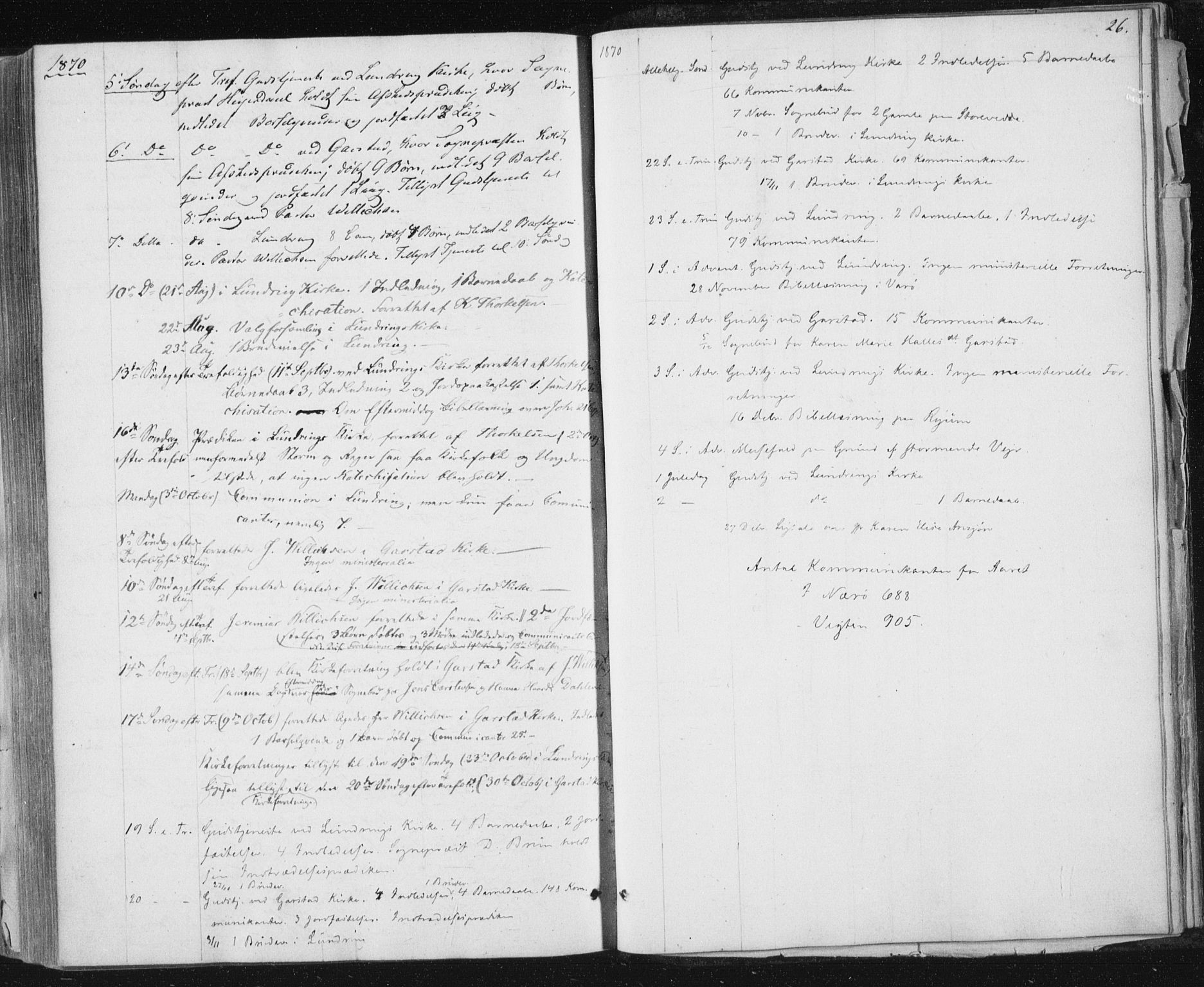 Ministerialprotokoller, klokkerbøker og fødselsregistre - Nord-Trøndelag, SAT/A-1458/784/L0670: Parish register (official) no. 784A05, 1860-1876, p. 26