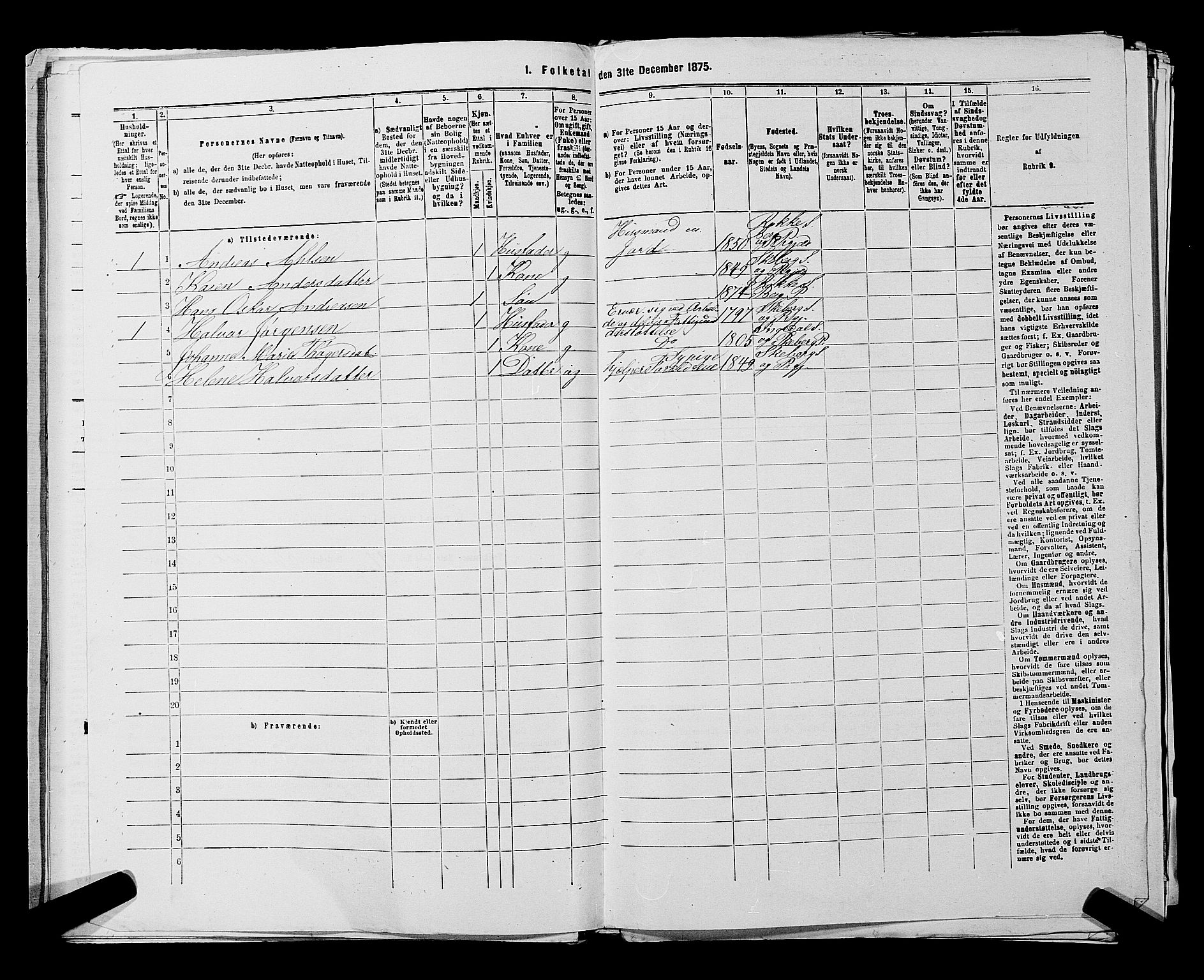 RA, 1875 census for 0115P Skjeberg, 1875, p. 876