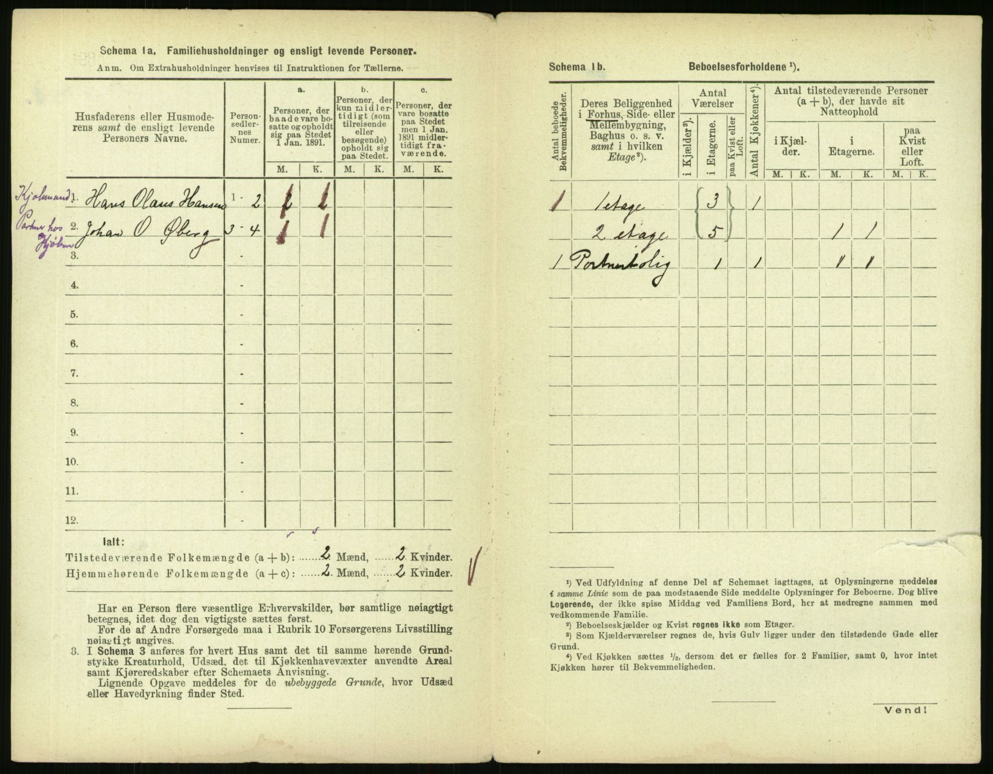 RA, 1891 census for 0301 Kristiania, 1891, p. 30800