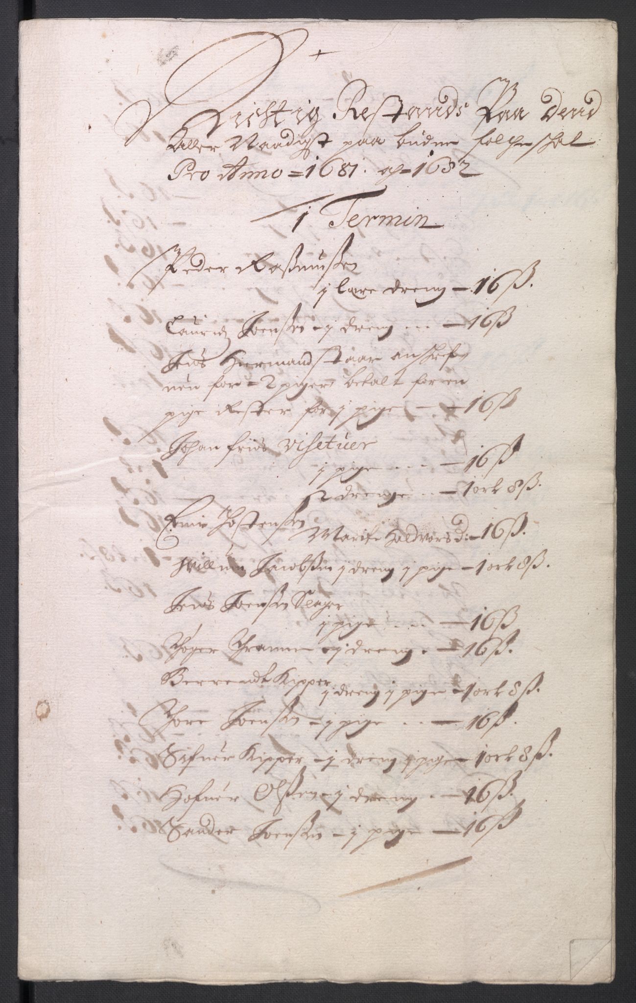 Rentekammeret inntil 1814, Reviderte regnskaper, Byregnskaper, AV/RA-EA-4066/R/Ro/L0301: [O3] Kontribusjonsregnskap, 1679-1684, p. 199