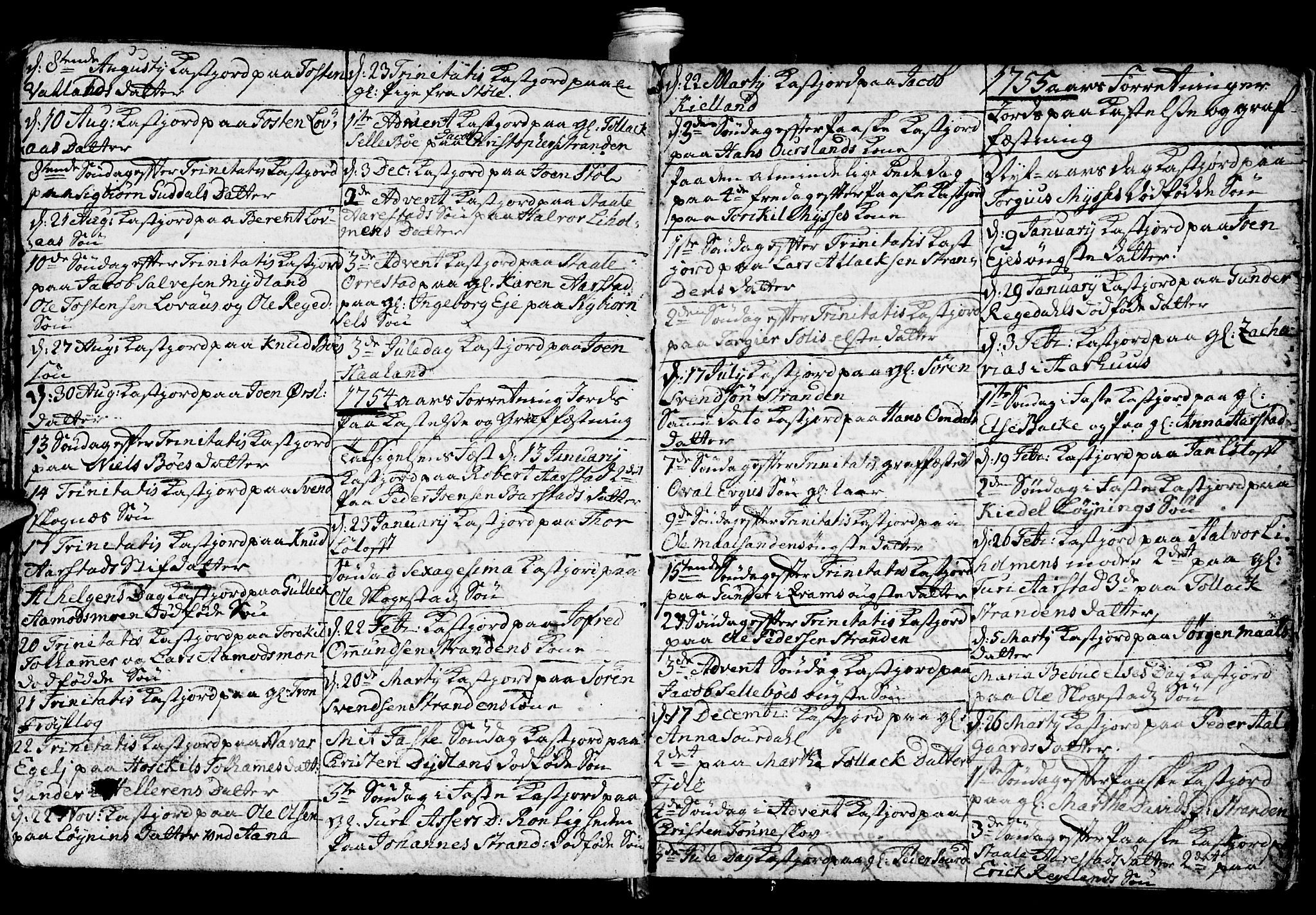 Sokndal sokneprestkontor, AV/SAST-A-101808: Parish register (official) no. A 3, 1740-1806