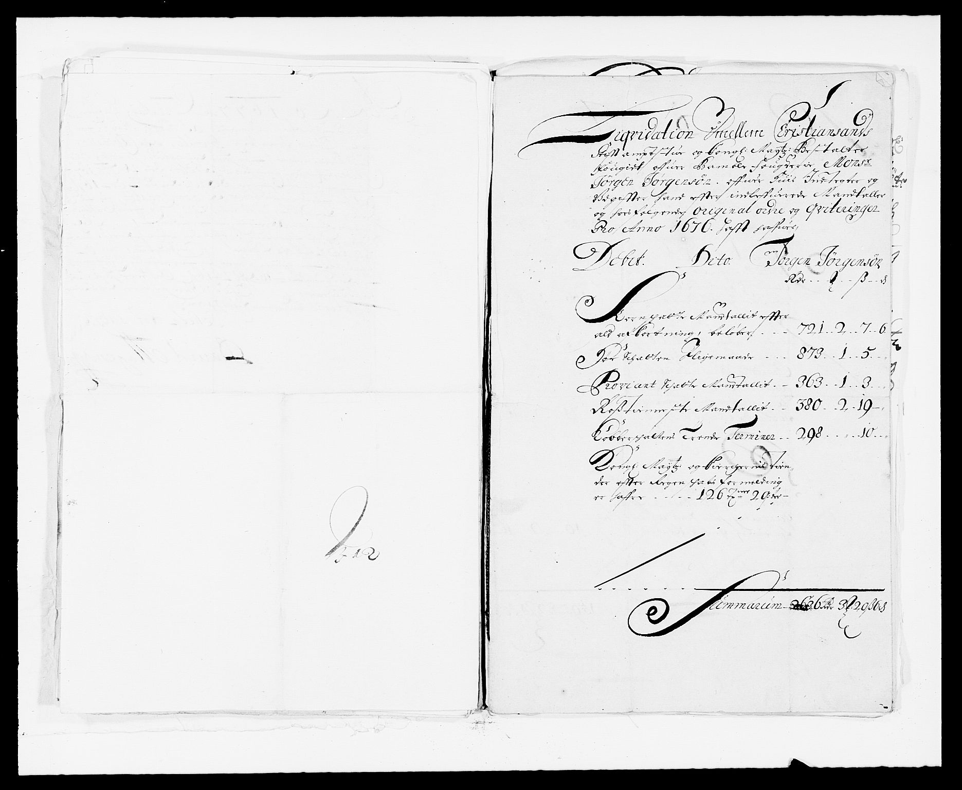 Rentekammeret inntil 1814, Reviderte regnskaper, Fogderegnskap, AV/RA-EA-4092/R34/L2043: Fogderegnskap Bamble, 1676-1677, p. 211