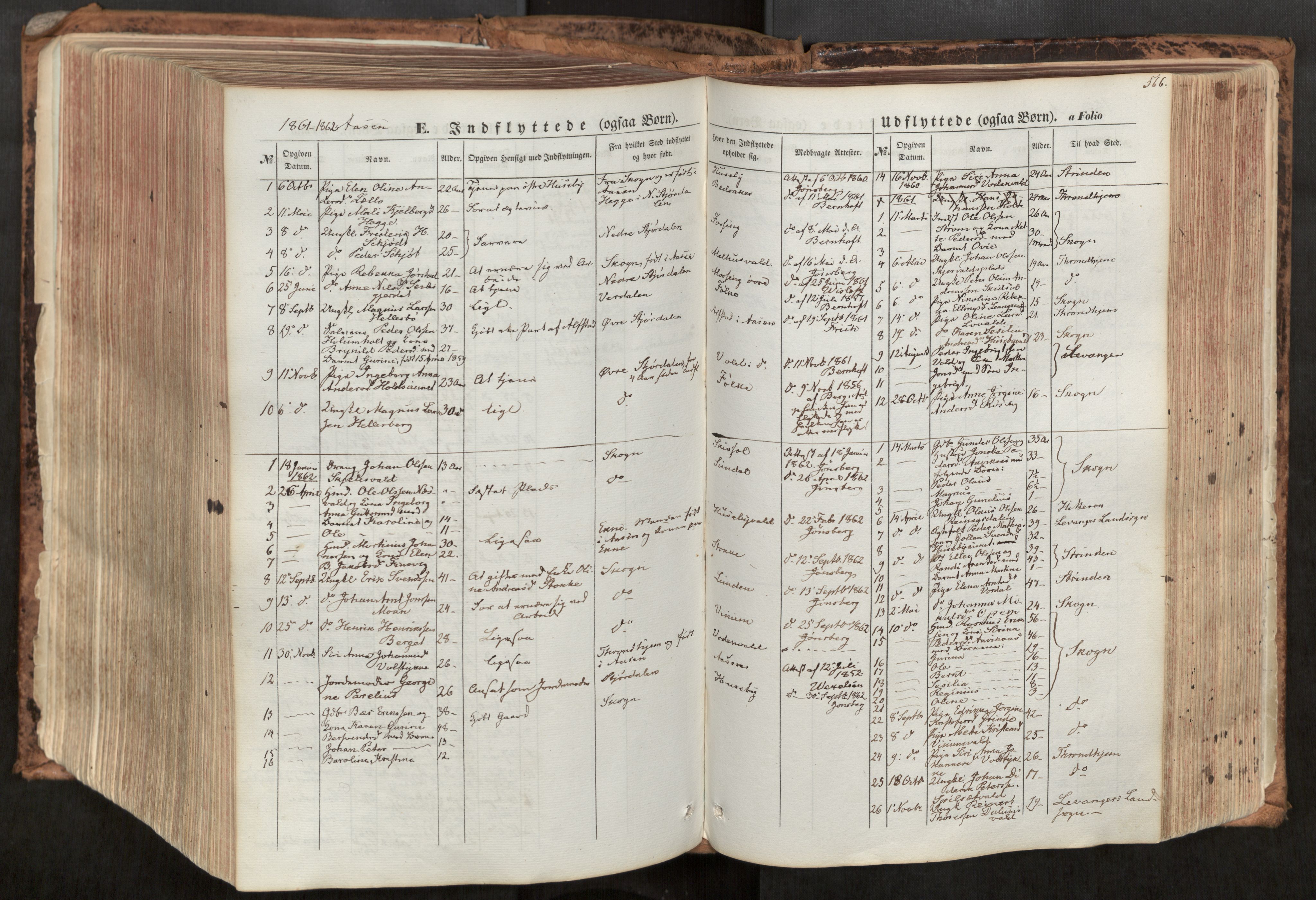 Ministerialprotokoller, klokkerbøker og fødselsregistre - Nord-Trøndelag, SAT/A-1458/713/L0116: Parish register (official) no. 713A07, 1850-1877, p. 566