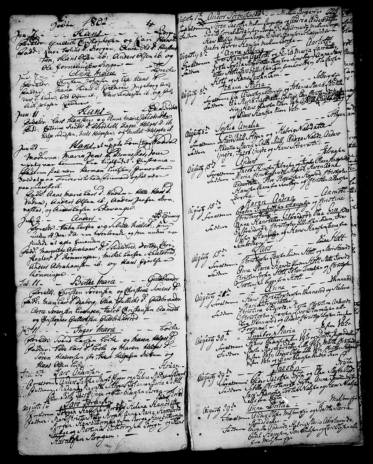 Stokke kirkebøker, AV/SAKO-A-320/F/Fa/L0003: Parish register (official) no. I 3, 1771-1803, p. 225