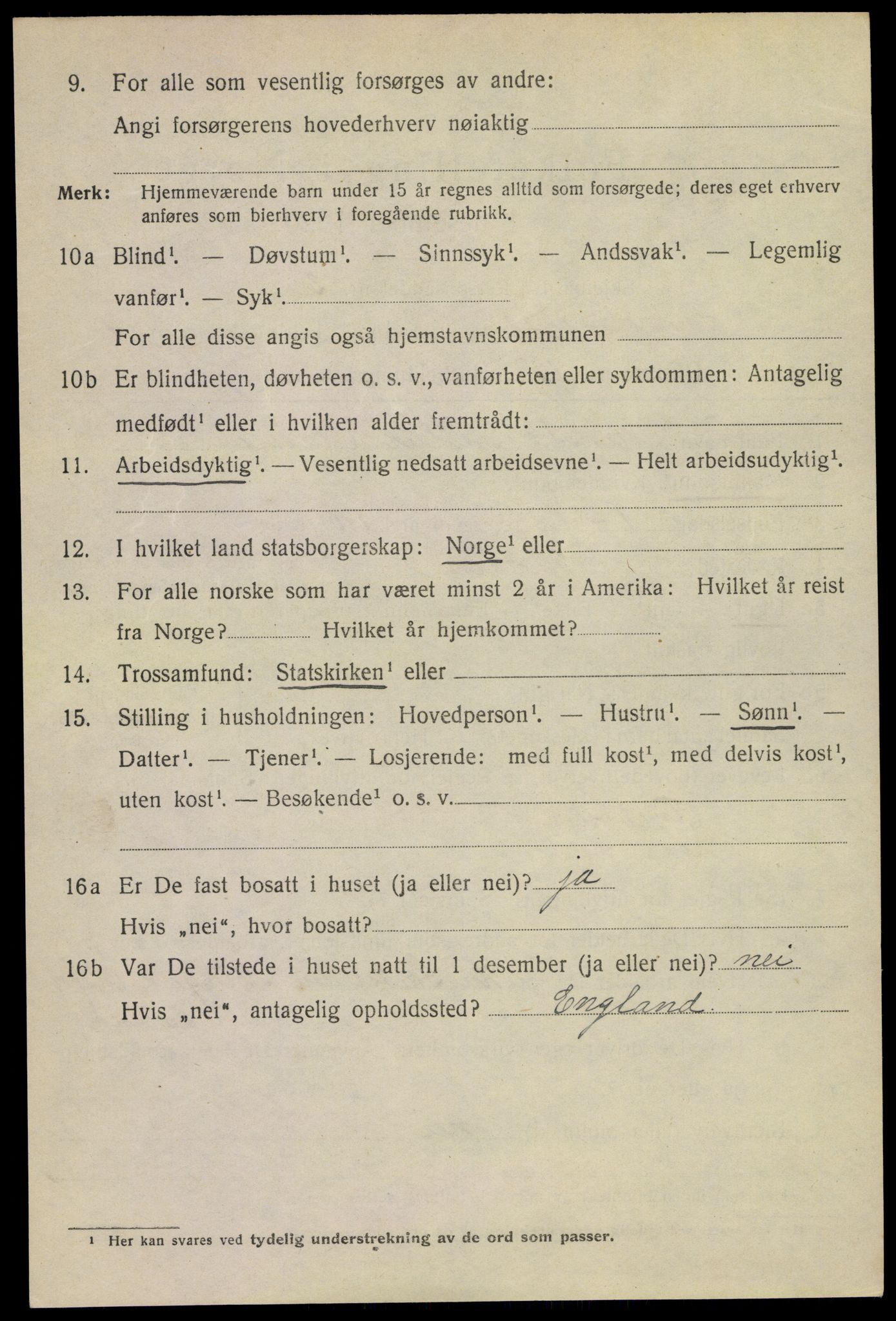 SAKO, 1920 census for Horten, 1920, p. 16442