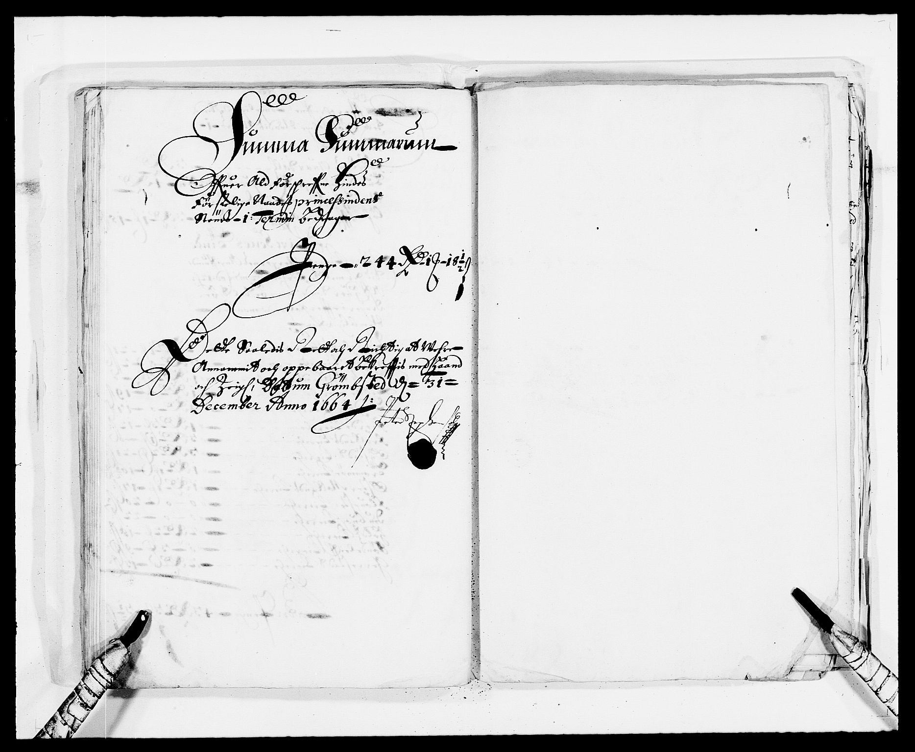 Rentekammeret inntil 1814, Reviderte regnskaper, Fogderegnskap, RA/EA-4092/R39/L2296: Fogderegnskap Nedenes, 1664-1666, p. 288