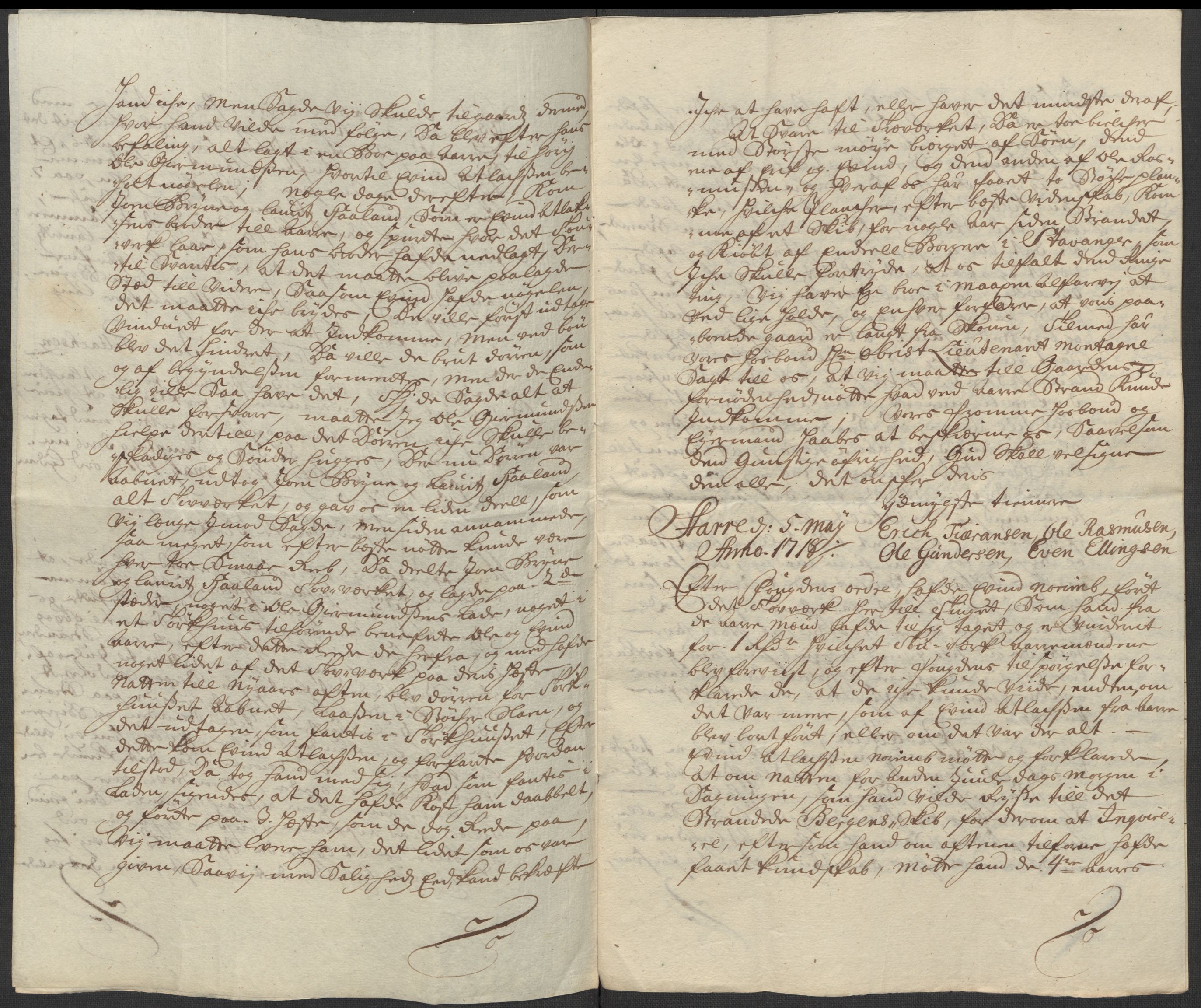 Rentekammeret inntil 1814, Reviderte regnskaper, Fogderegnskap, AV/RA-EA-4092/R46/L2743: Fogderegnskap Jæren og Dalane, 1718, p. 276