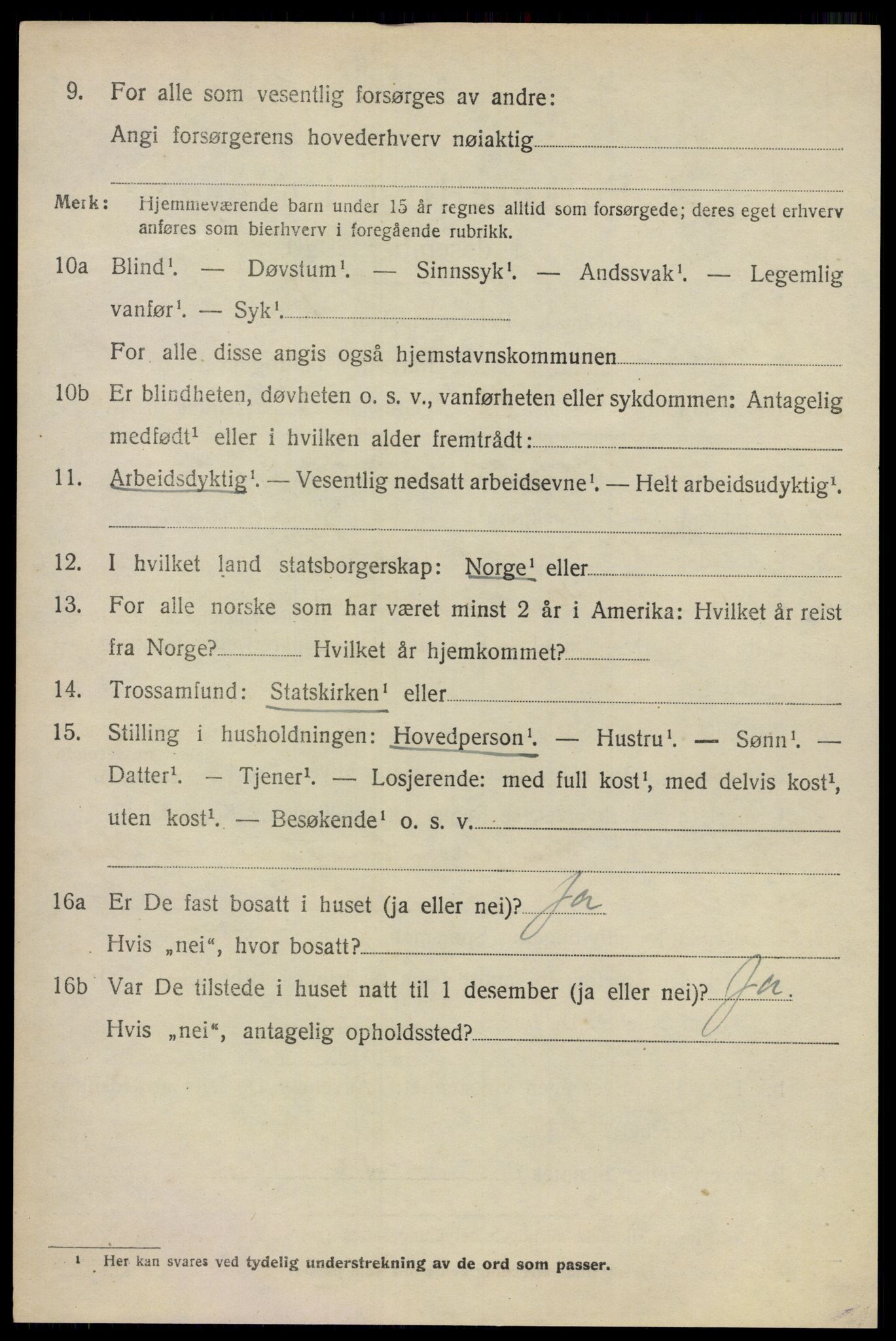 SAO, 1920 census for Sørum, 1920, p. 3806