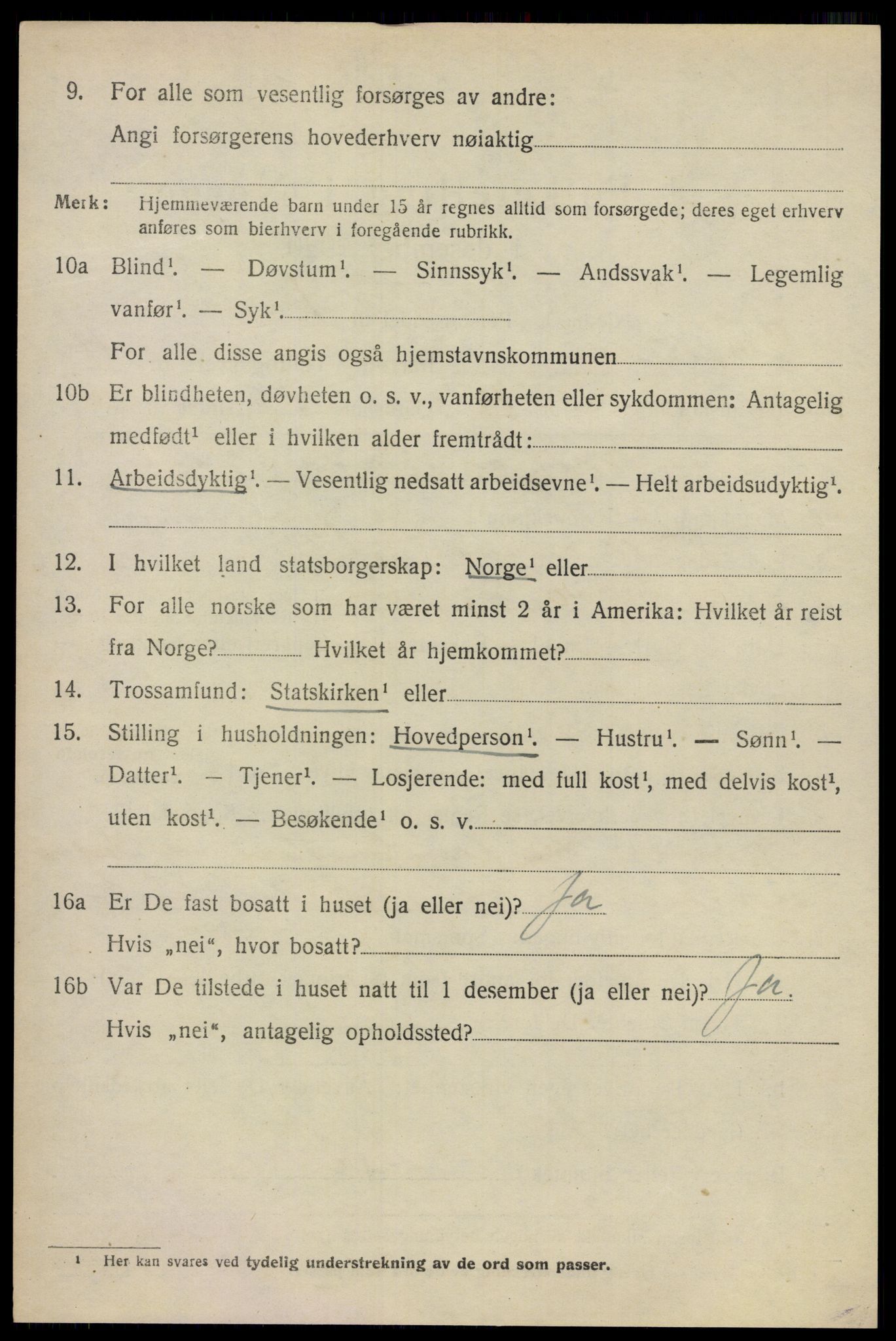 SAO, 1920 census for Sørum, 1920, p. 3806