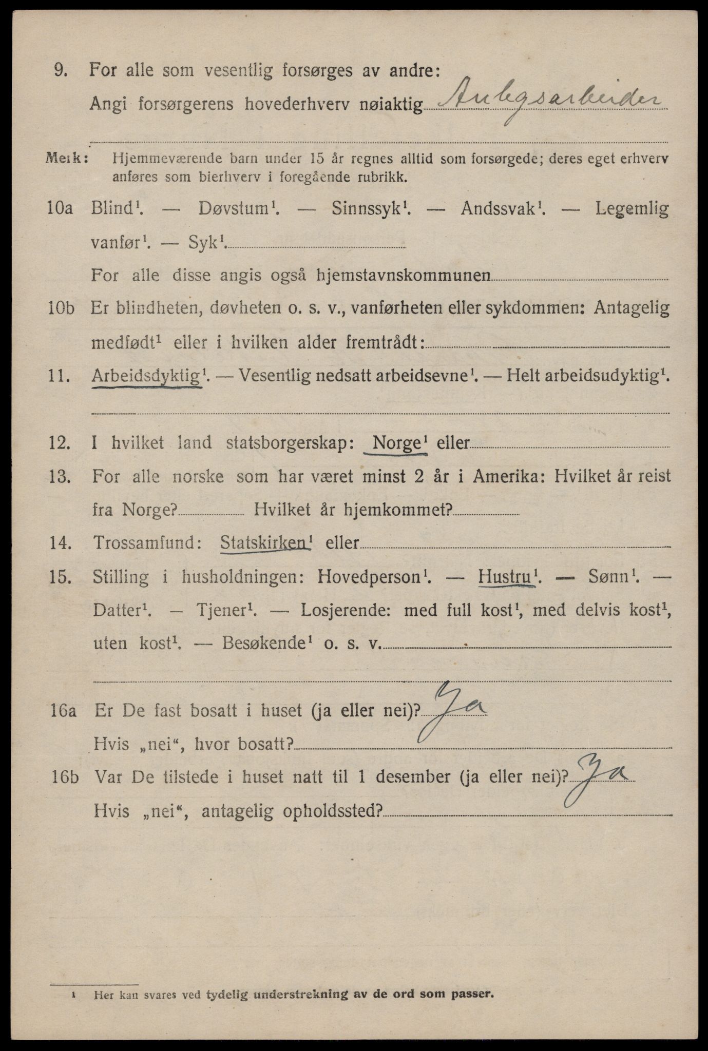 SAST, 1920 census for Vats, 1920, p. 2334