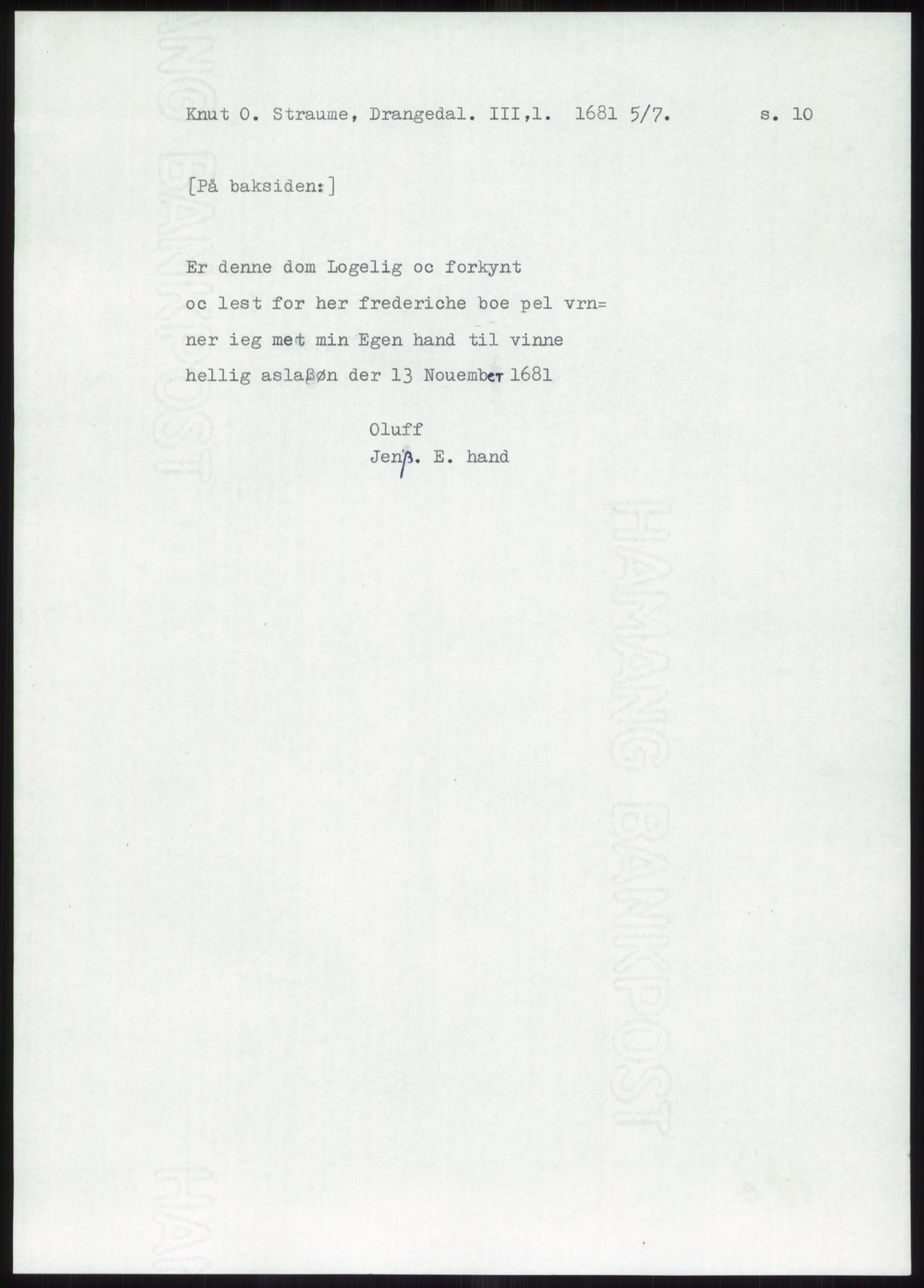 Samlinger til kildeutgivelse, Diplomavskriftsamlingen, AV/RA-EA-4053/H/Ha, p. 2859