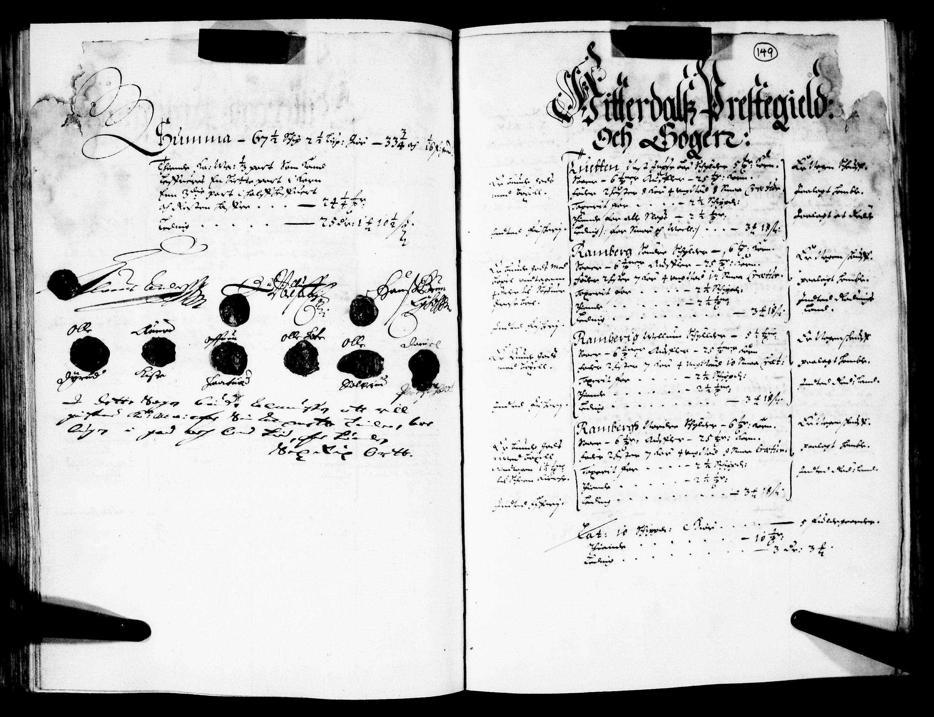 Rentekammeret inntil 1814, Realistisk ordnet avdeling, AV/RA-EA-4070/N/Nb/Nba/L0026: Nedre og Øvre Telemark fogderi, 1667, p. 148b-149a