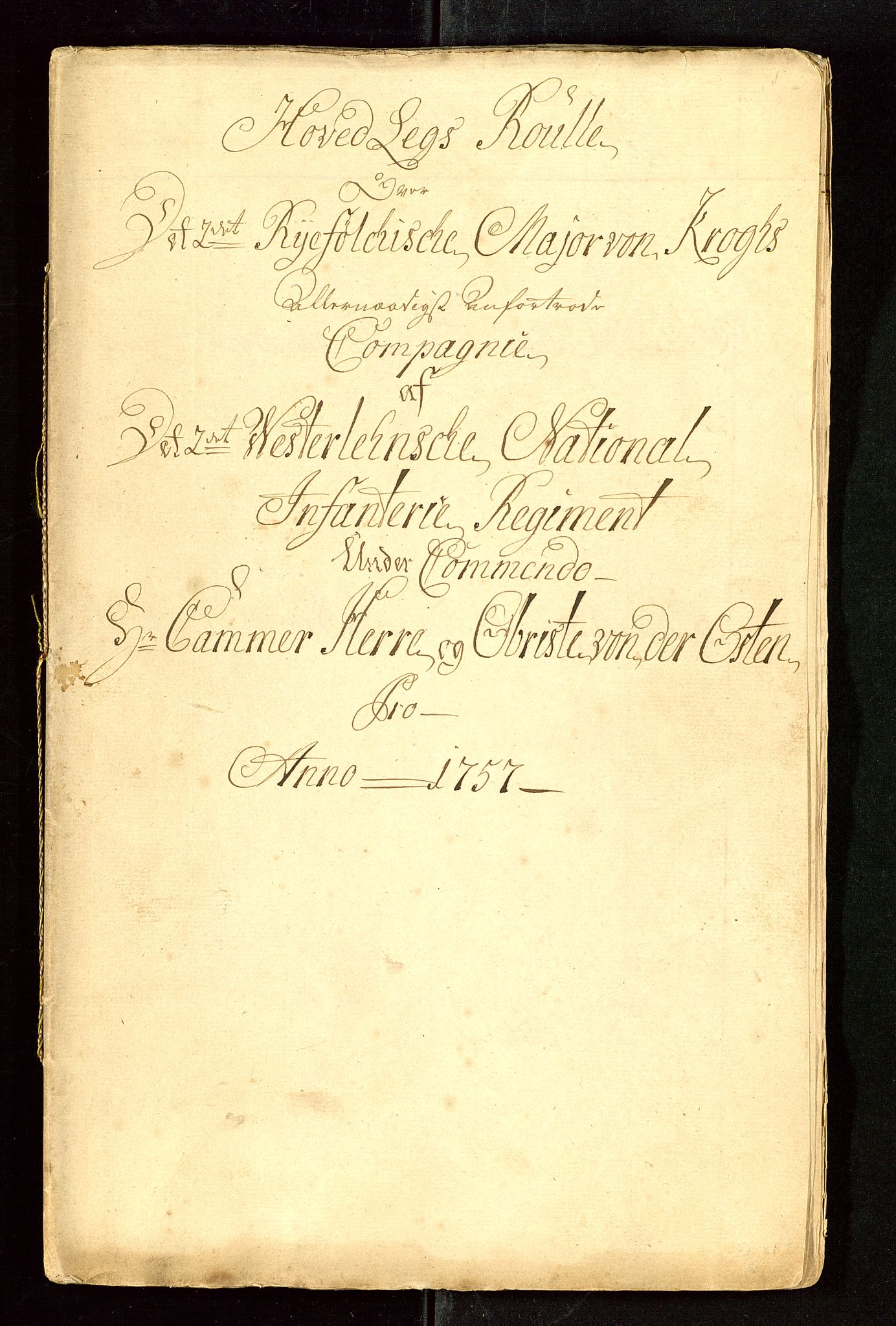 Fylkesmannen i Rogaland, AV/SAST-A-101928/99/3/325/325CA/L0015: MILITÆRE MANNTALL/LEGDSRULLER: RYFYLKE, JÆREN OG DALANE FOGDERI, 2.WESTERLENSKE REGIMENT, LENSMANNSMANNTALL JÆREN, 1754-1759