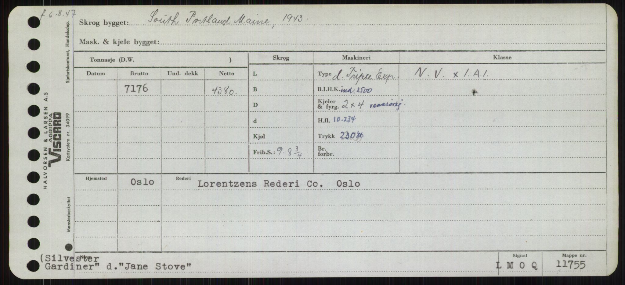 Sjøfartsdirektoratet med forløpere, Skipsmålingen, AV/RA-S-1627/H/Hb/L0003: Fartøy, I-N, p. 41