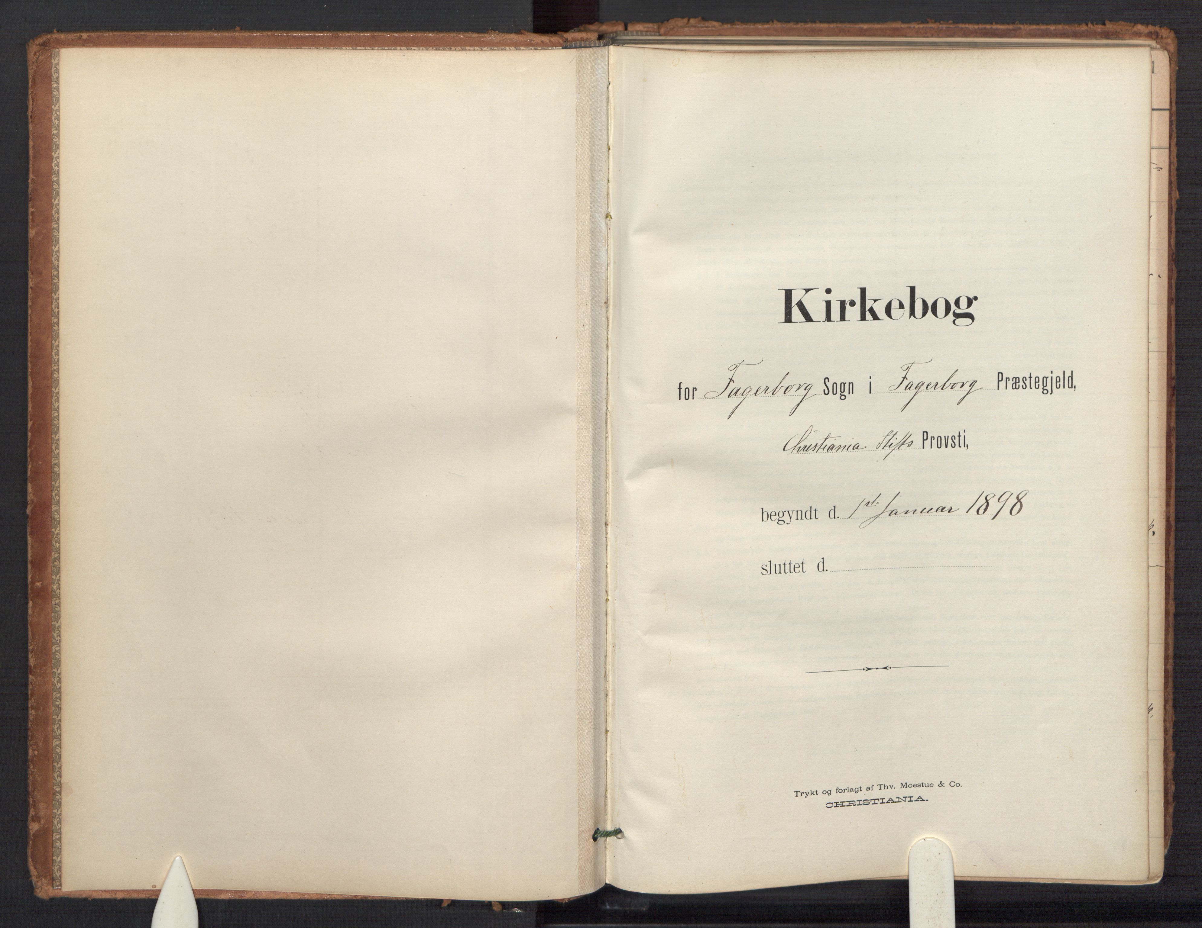 Fagerborg prestekontor Kirkebøker, AV/SAO-A-10844/F/Fa/L0002: Parish register (official) no. 2, 1898-1918