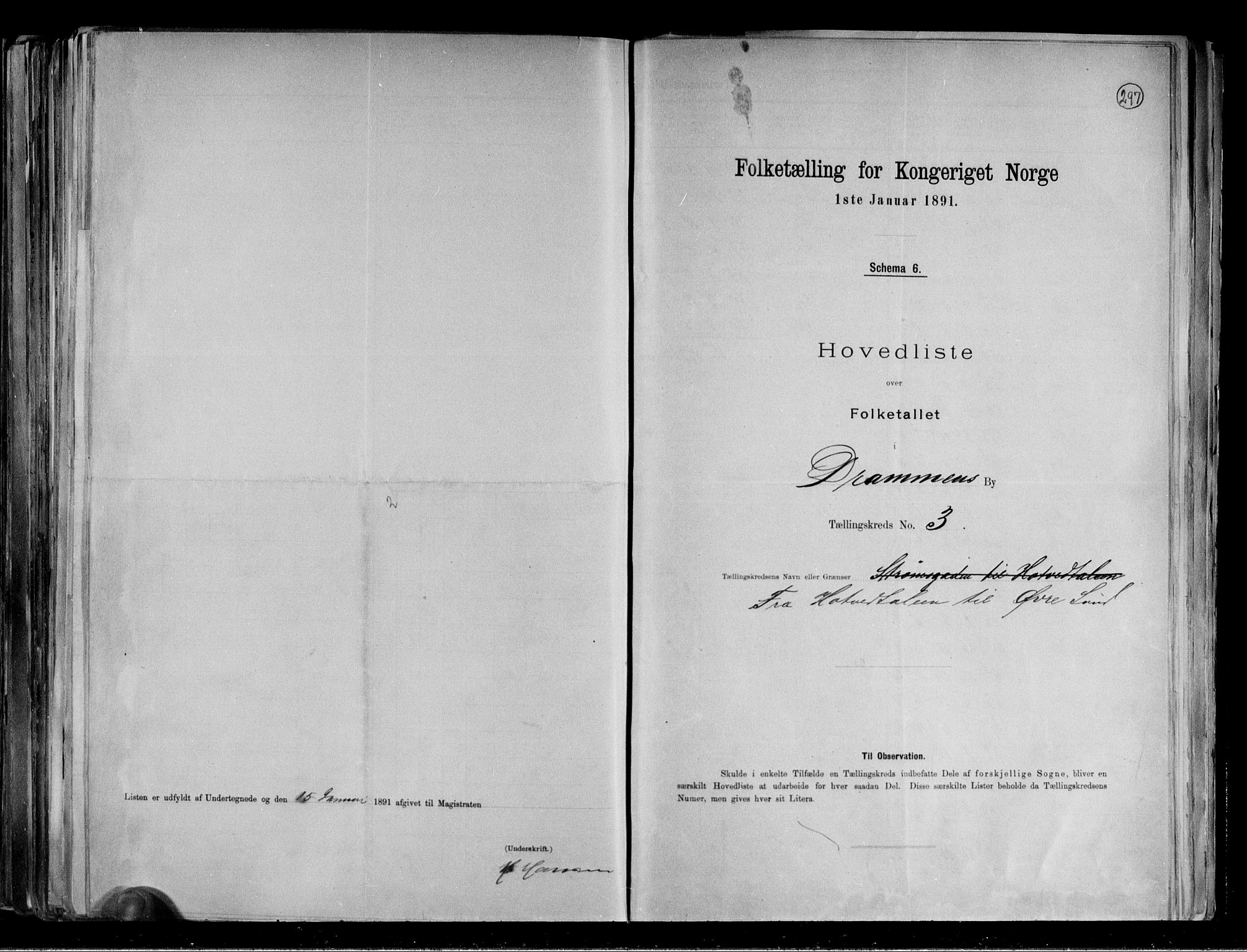 RA, 1891 census for 0602 Drammen, 1891, p. 12