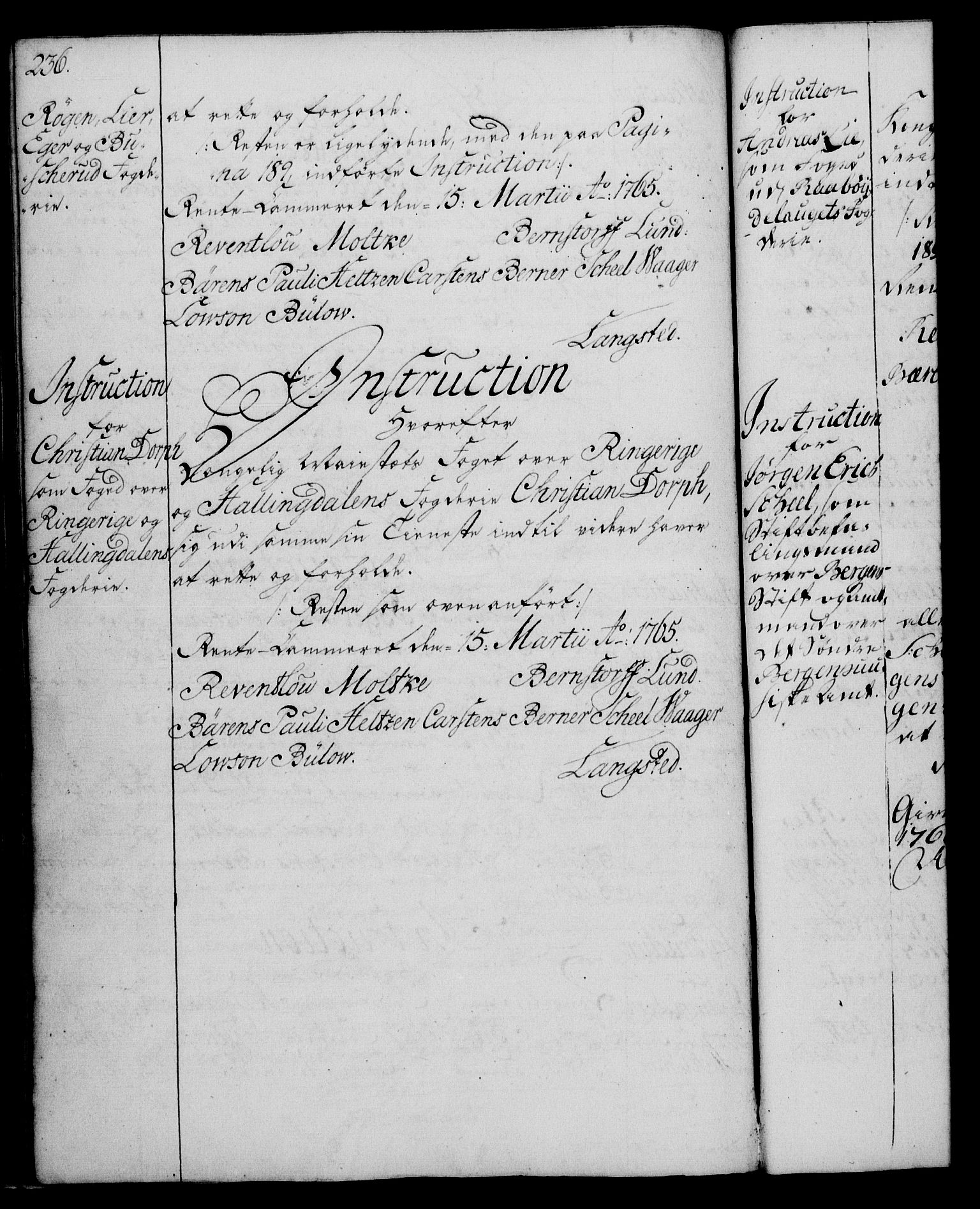 Rentekammeret, Kammerkanselliet, RA/EA-3111/G/Gg/Ggi/L0003: Norsk instruksjonsprotokoll med register (merket RK 53.36), 1751-1775, p. 236