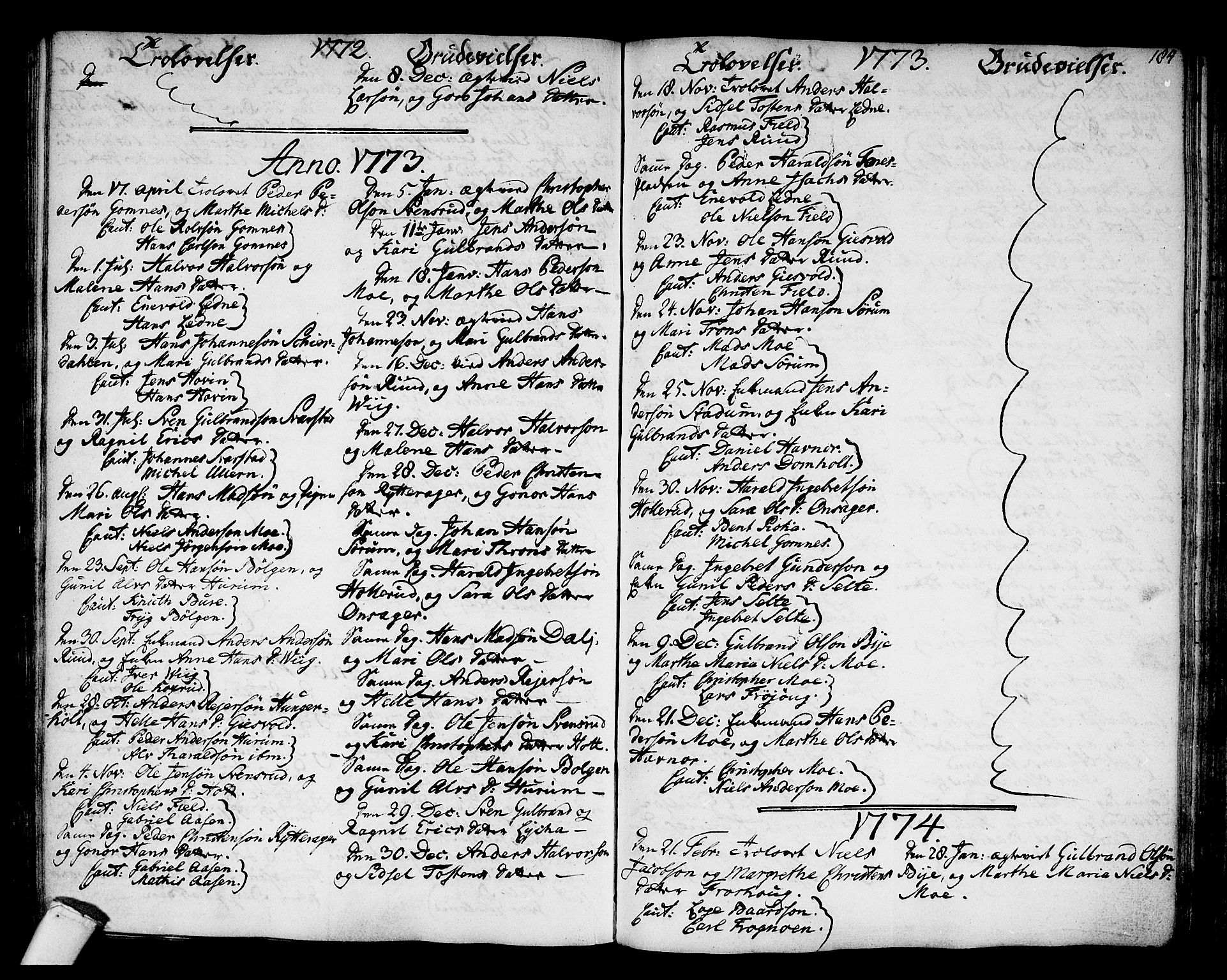 Hole kirkebøker, SAKO/A-228/F/Fa/L0002: Parish register (official) no. I 2, 1766-1814, p. 184