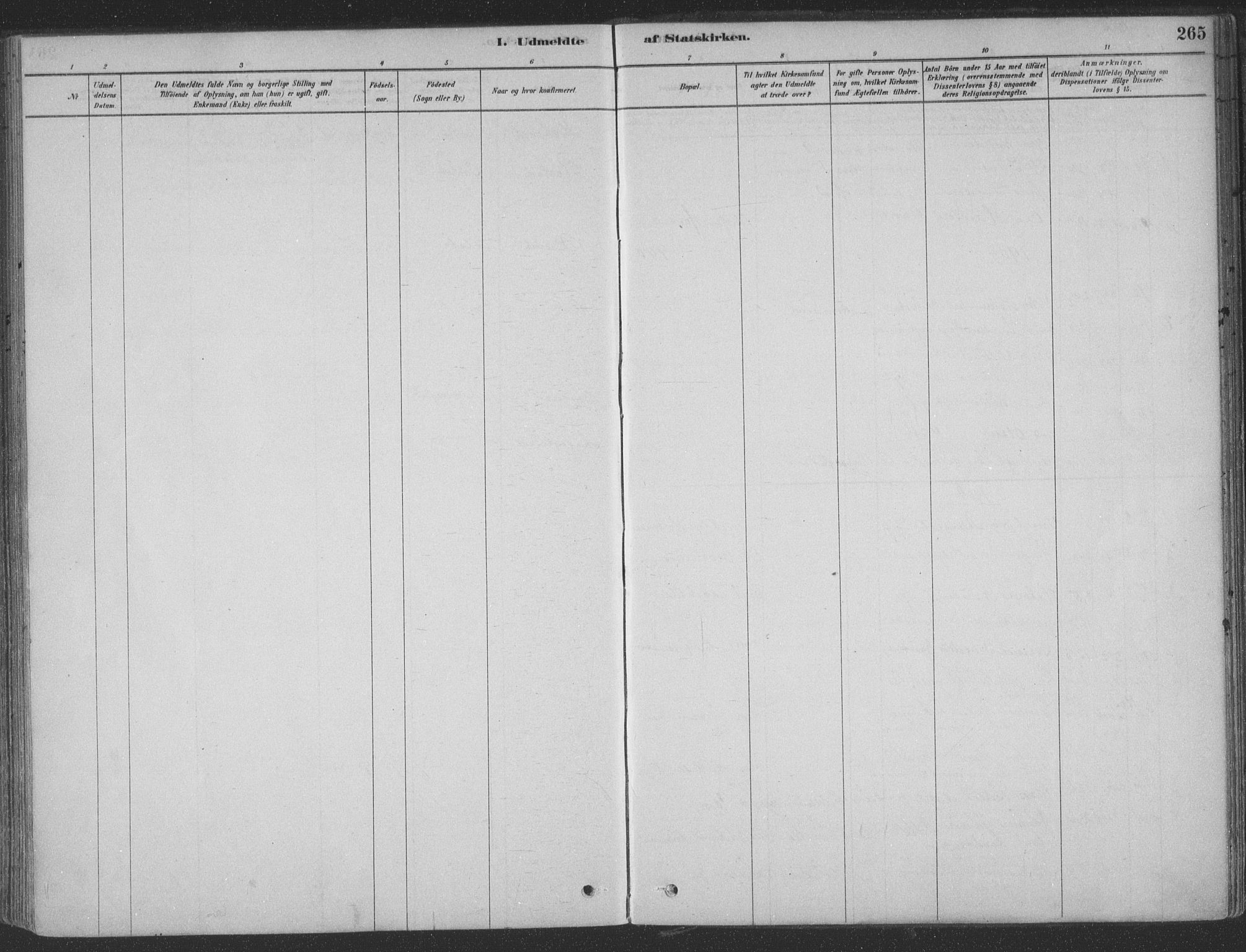 Ministerialprotokoller, klokkerbøker og fødselsregistre - Møre og Romsdal, AV/SAT-A-1454/547/L0604: Parish register (official) no. 547A06, 1878-1906, p. 265